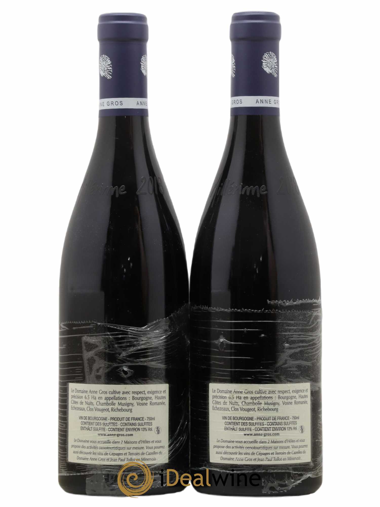 Richebourg Grand Cru Anne Gros 2018 - Posten von 2 Flaschen - 1
