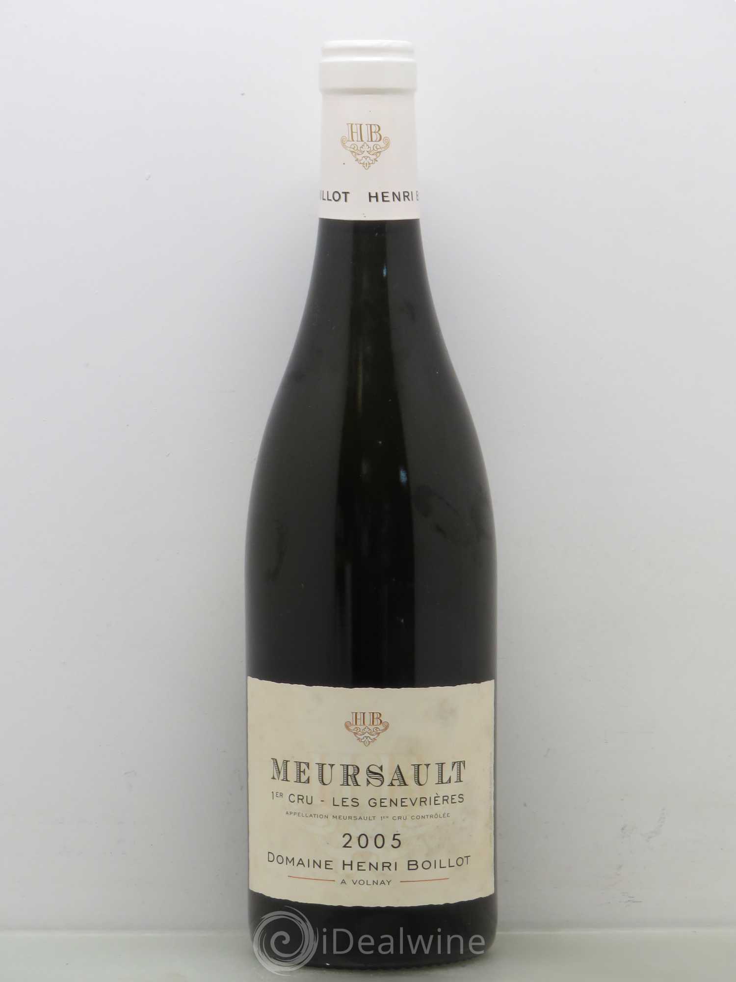 Meursault 1er Cru Genevrières Domaine Henri Boillot 2005 - Posten von 1 Flasche - 0