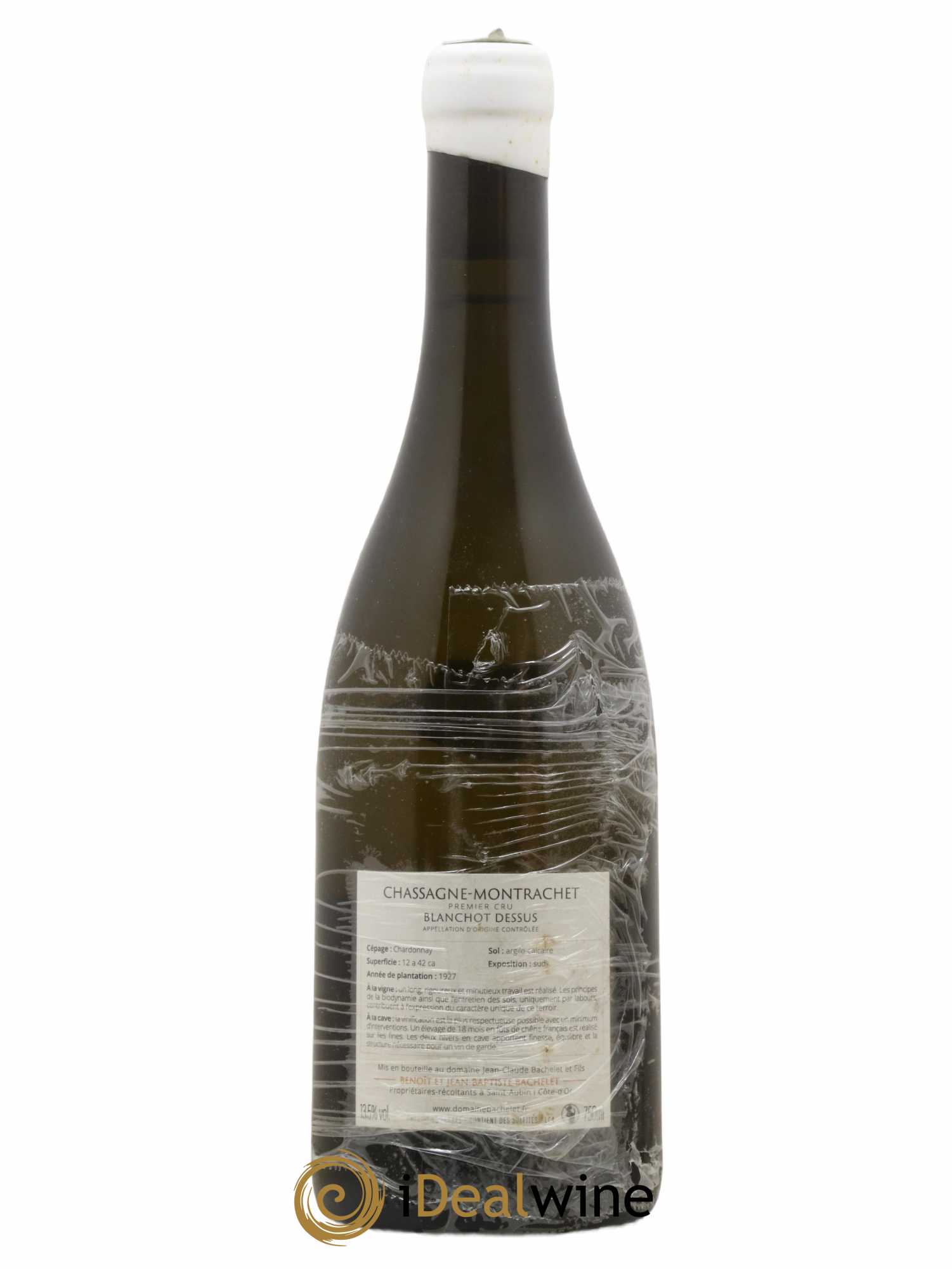 Chassagne-Montrachet 1er Cru Blanchot Dessus Jean-Claude Bachelet (Domaine) 2015 - Lot de 1 bouteille - 1