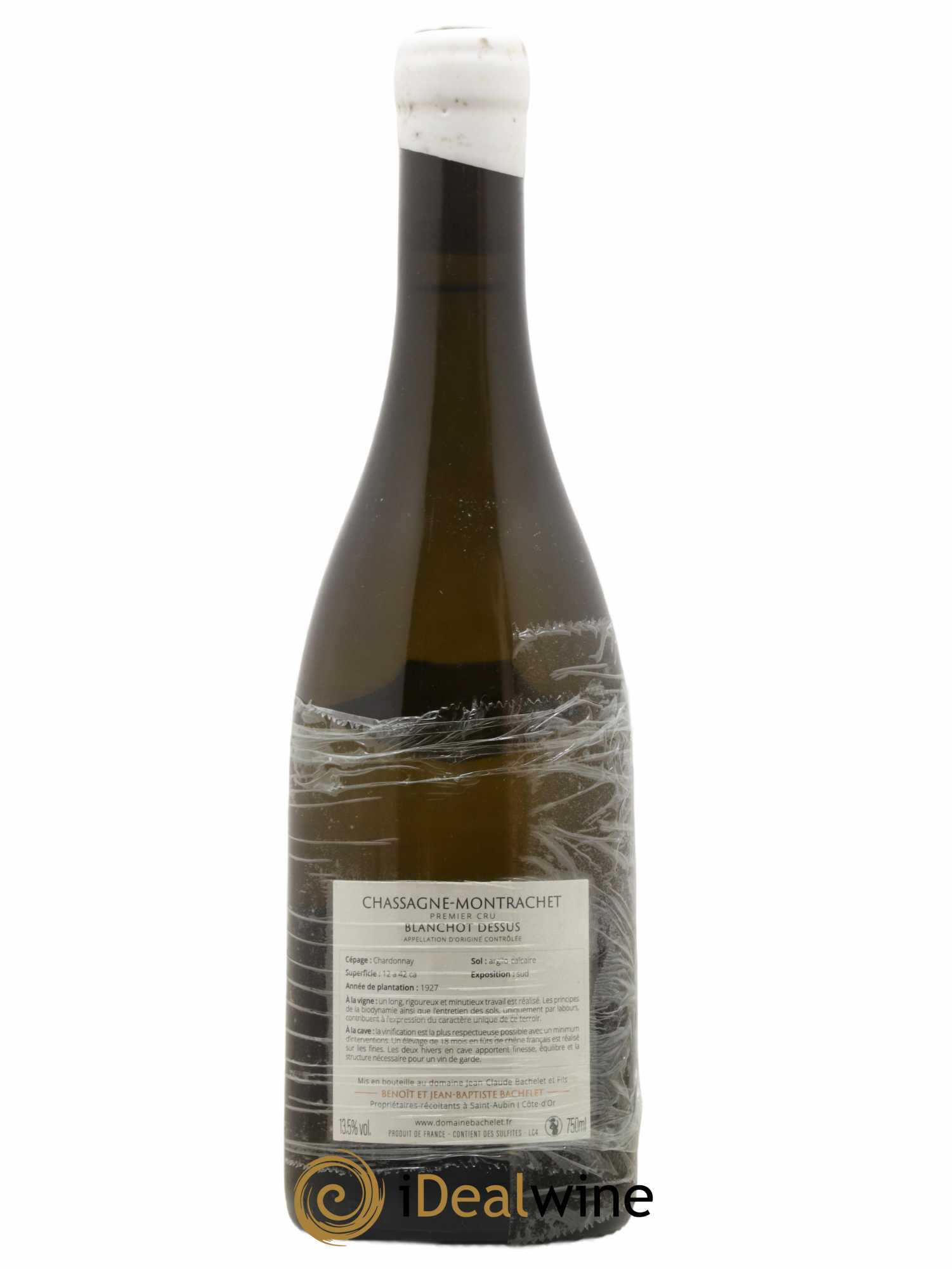 Chassagne-Montrachet 1er Cru Blanchot Dessus Jean-Claude Bachelet (Domaine) 2016 - Lot de 1 bouteille - 1