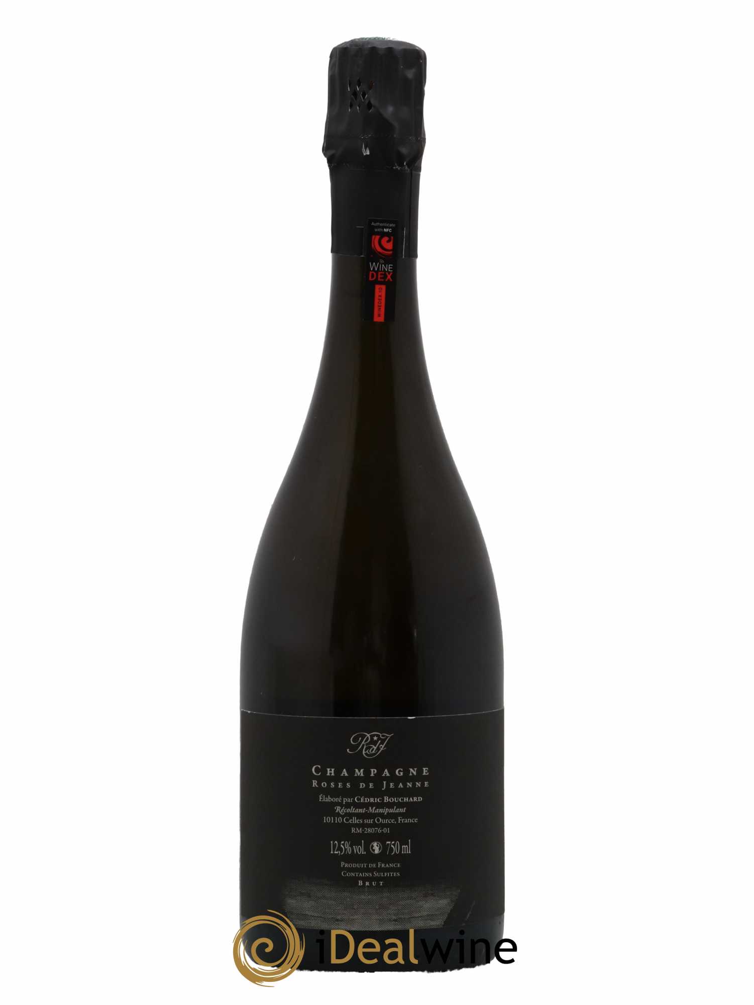 Champagne Cuvée Inédite RDJ numéro 1 Roses de Jeanne Brut Cédric Bouchard - Lot of 1 bottle - 1