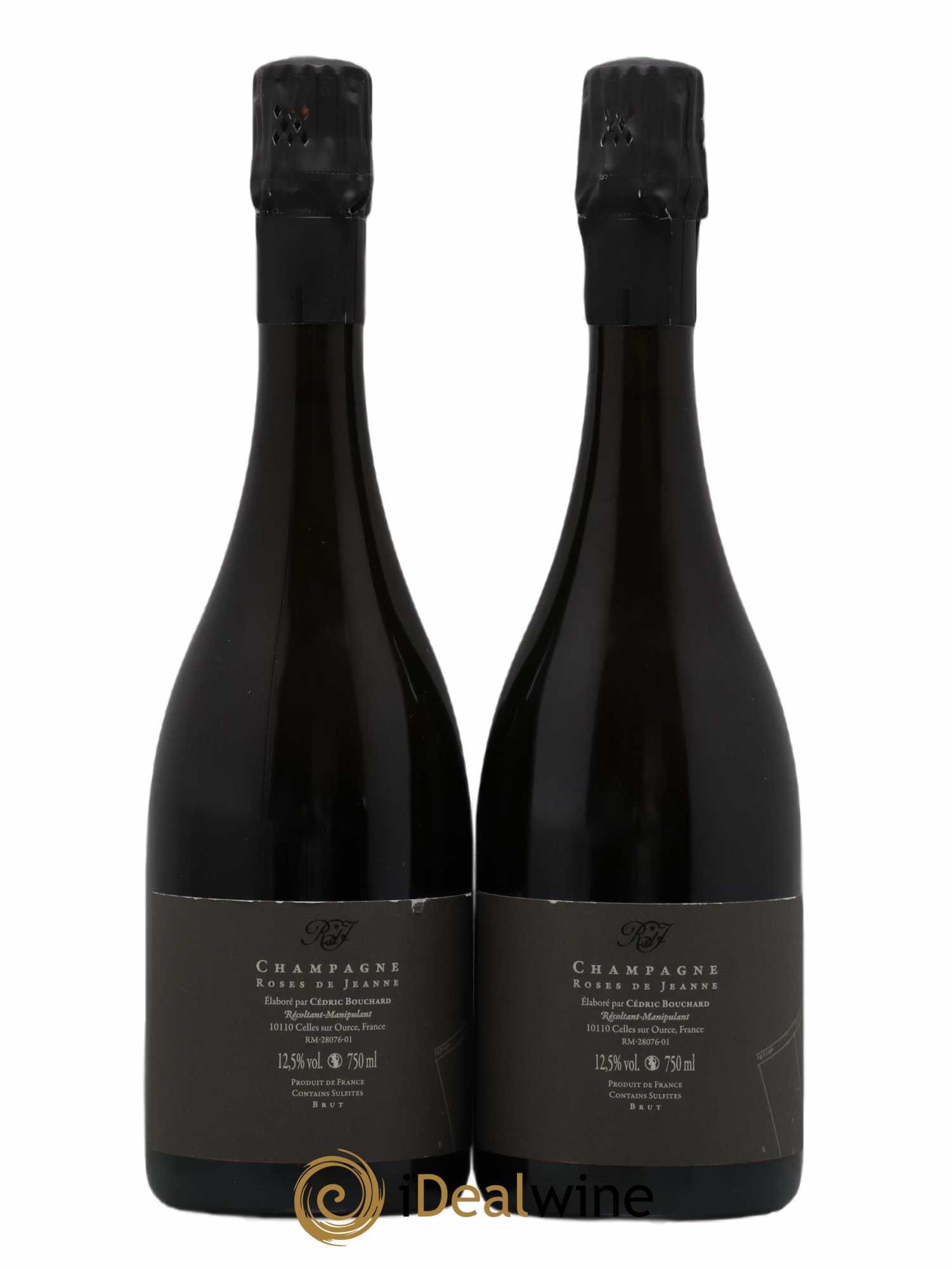 Roses de Jeanne Côte de Val Vilaine Blanc de Noirs Cédric Bouchard 2020 - Lot de 2 bouteilles - 1