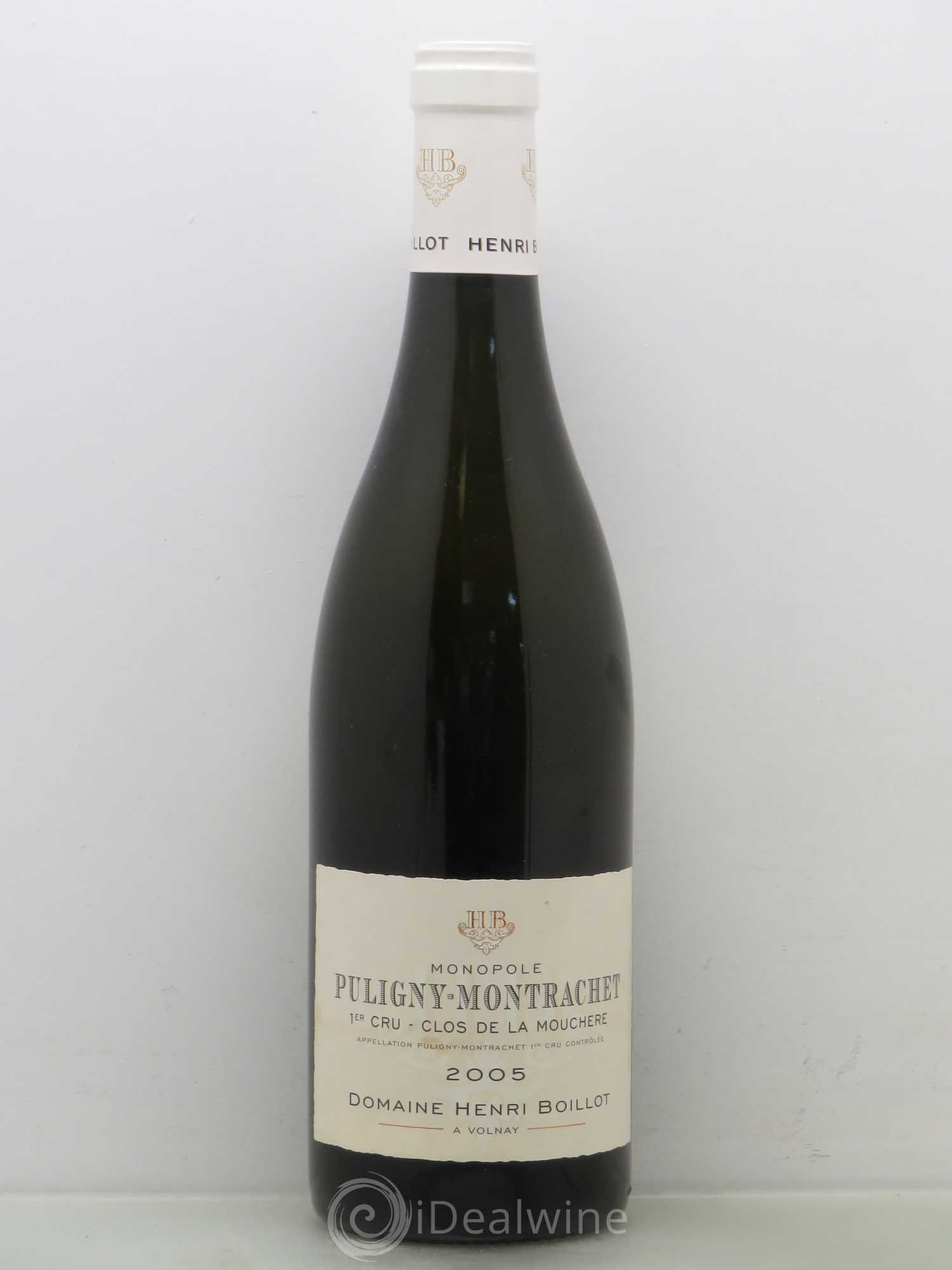 Puligny-Montrachet 1er Cru Clos de la Mouchère Henri Boillot (Domaine) 2005 - Lot de 1 bouteille - 0
