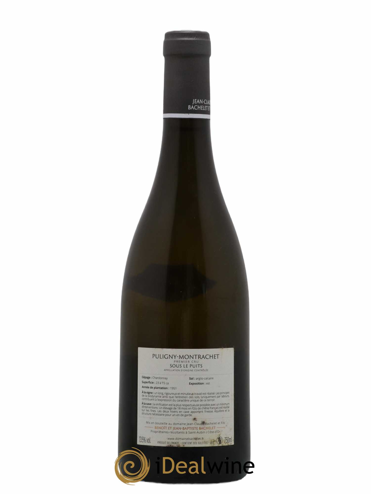 Puligny-Montrachet 1er Cru Sous le Puits Jean-Claude Bachelet (Domaine) 2015 - Lot de 1 bouteille - 1