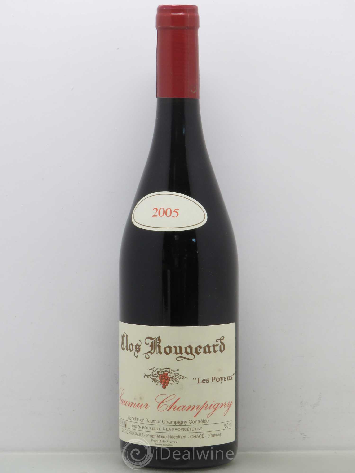 Saumur-Champigny Les Poyeux Clos Rougeard 2005 - Lot de 1 bouteille - 0