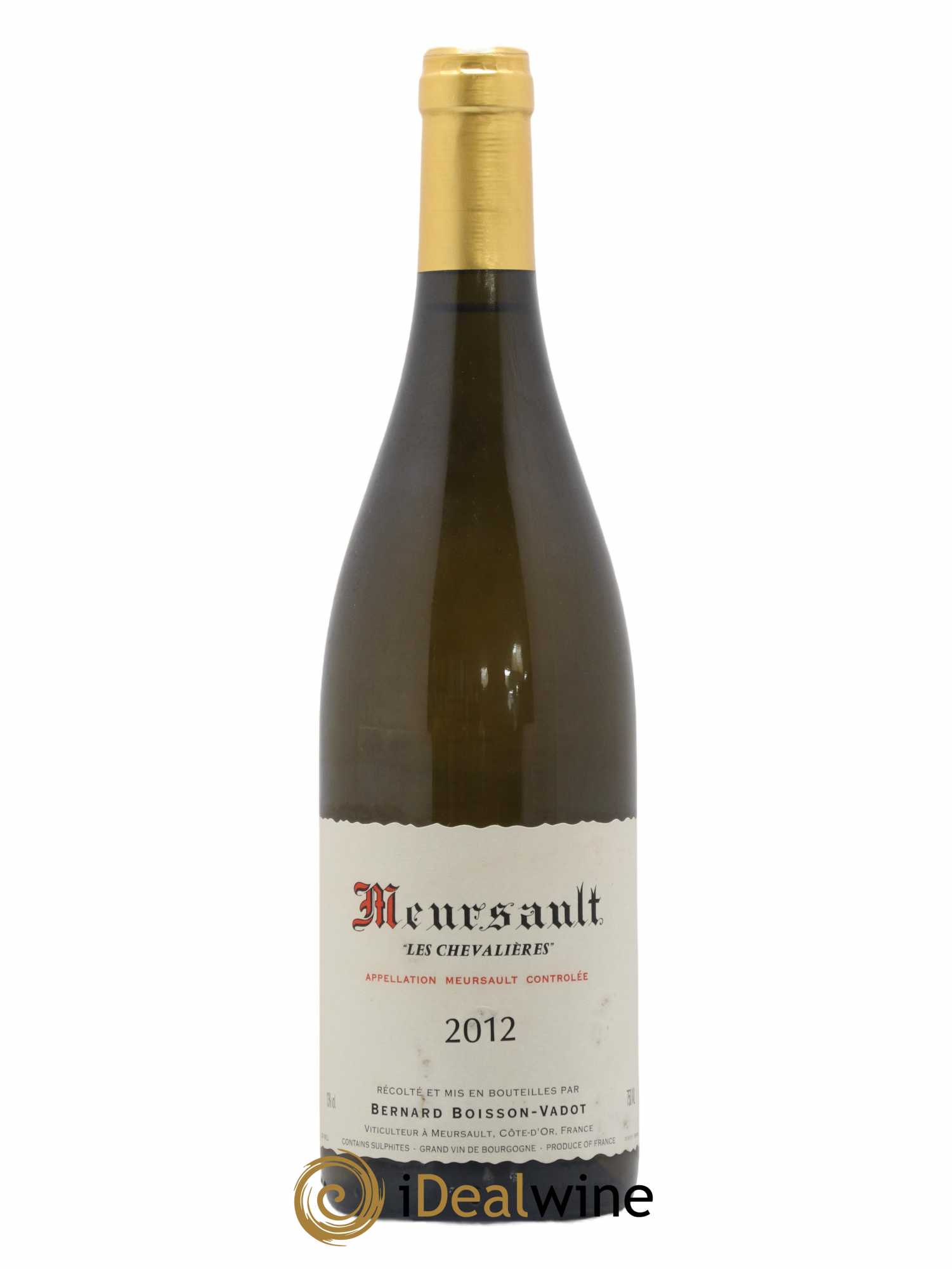 Meursault Les Chevalières Boisson-Vadot (Domaine) 2012 - Lot de 1 bouteille - 0