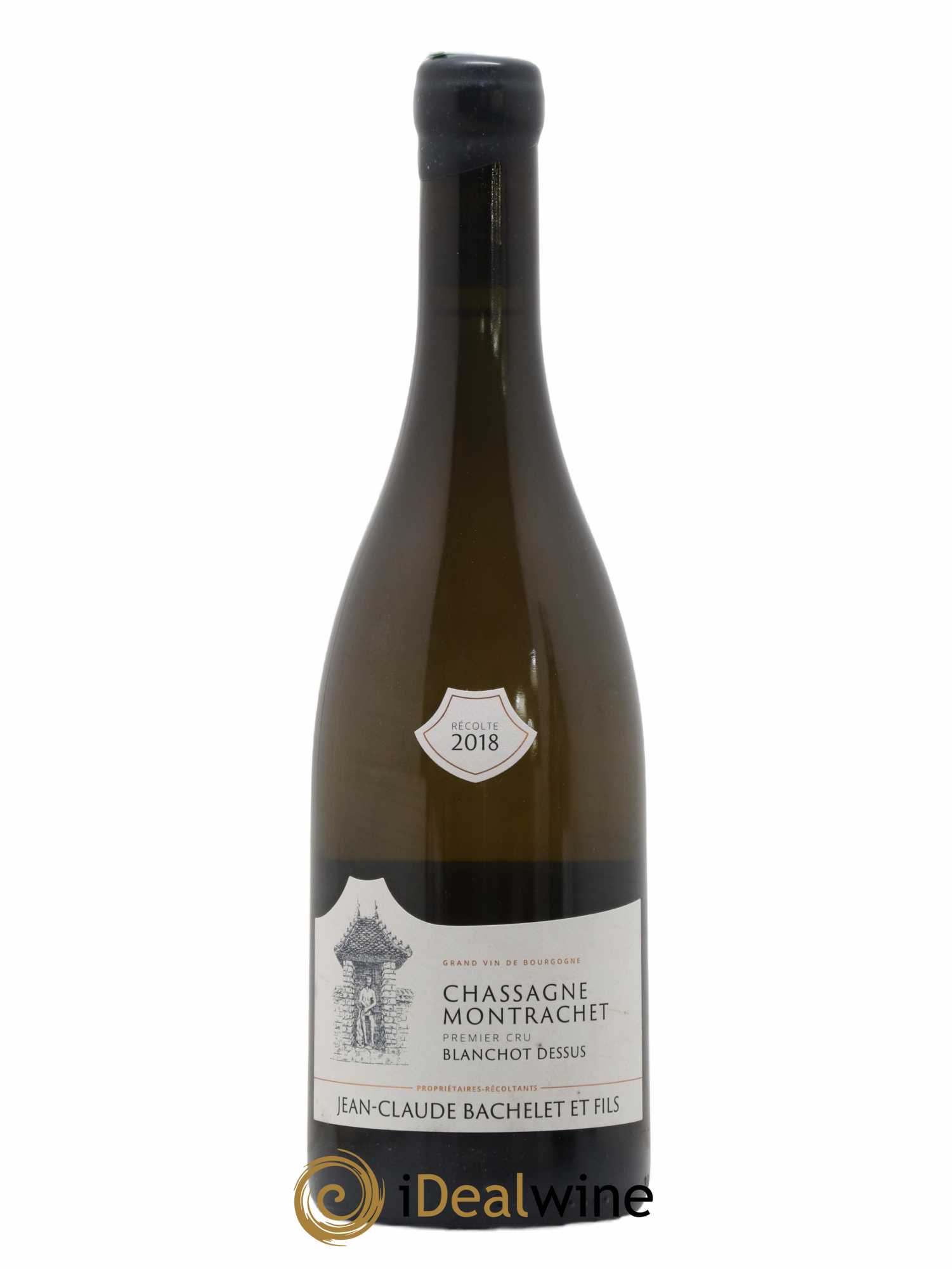 Chassagne-Montrachet 1er Cru Blanchot Dessus Jean-Claude Bachelet (Domaine) 2018 - Lot de 1 bouteille - 0