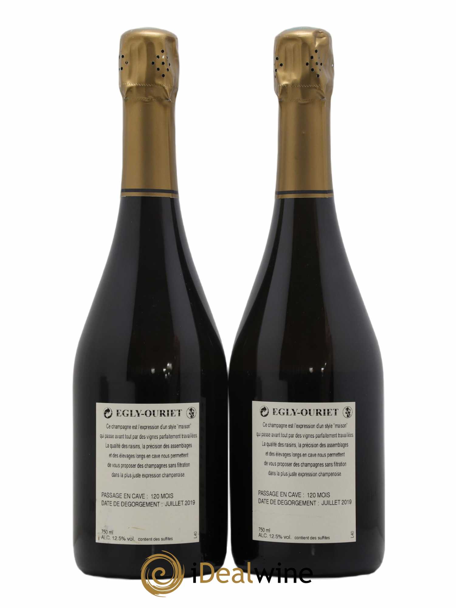 Grand Cru Brut Egly-Ouriet 2008 - Lot de 2 bouteilles - 1