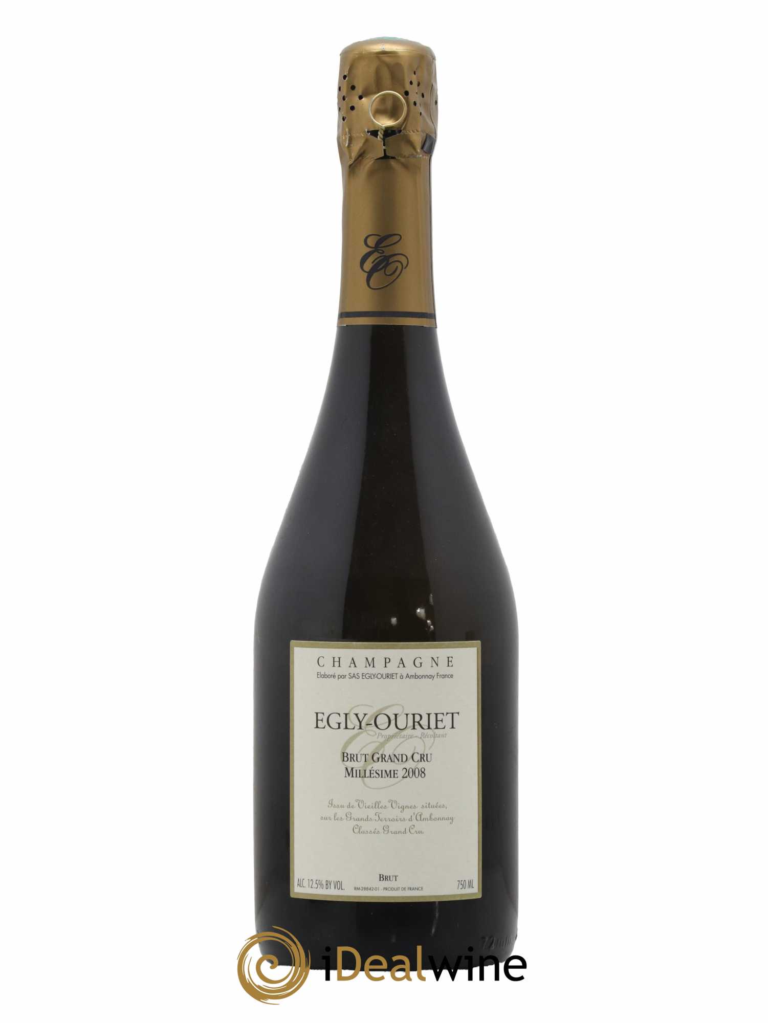 Grand Cru Brut Egly-Ouriet 2008 - Lot de 1 bouteille - 0
