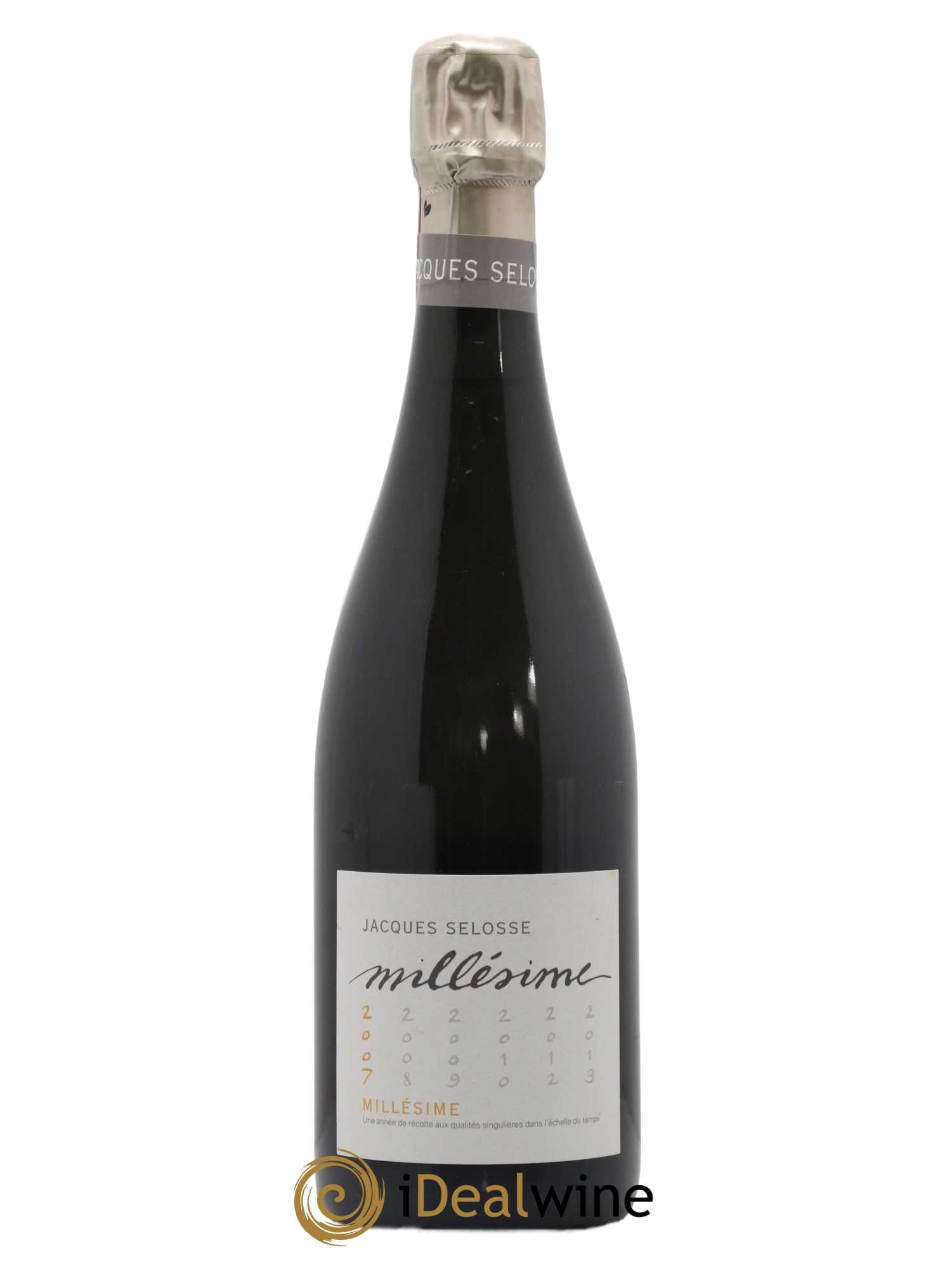 1er Cru Millésimé Extra-Brut Jacques Selosse 2007 - Lot of 1 bottle - 0