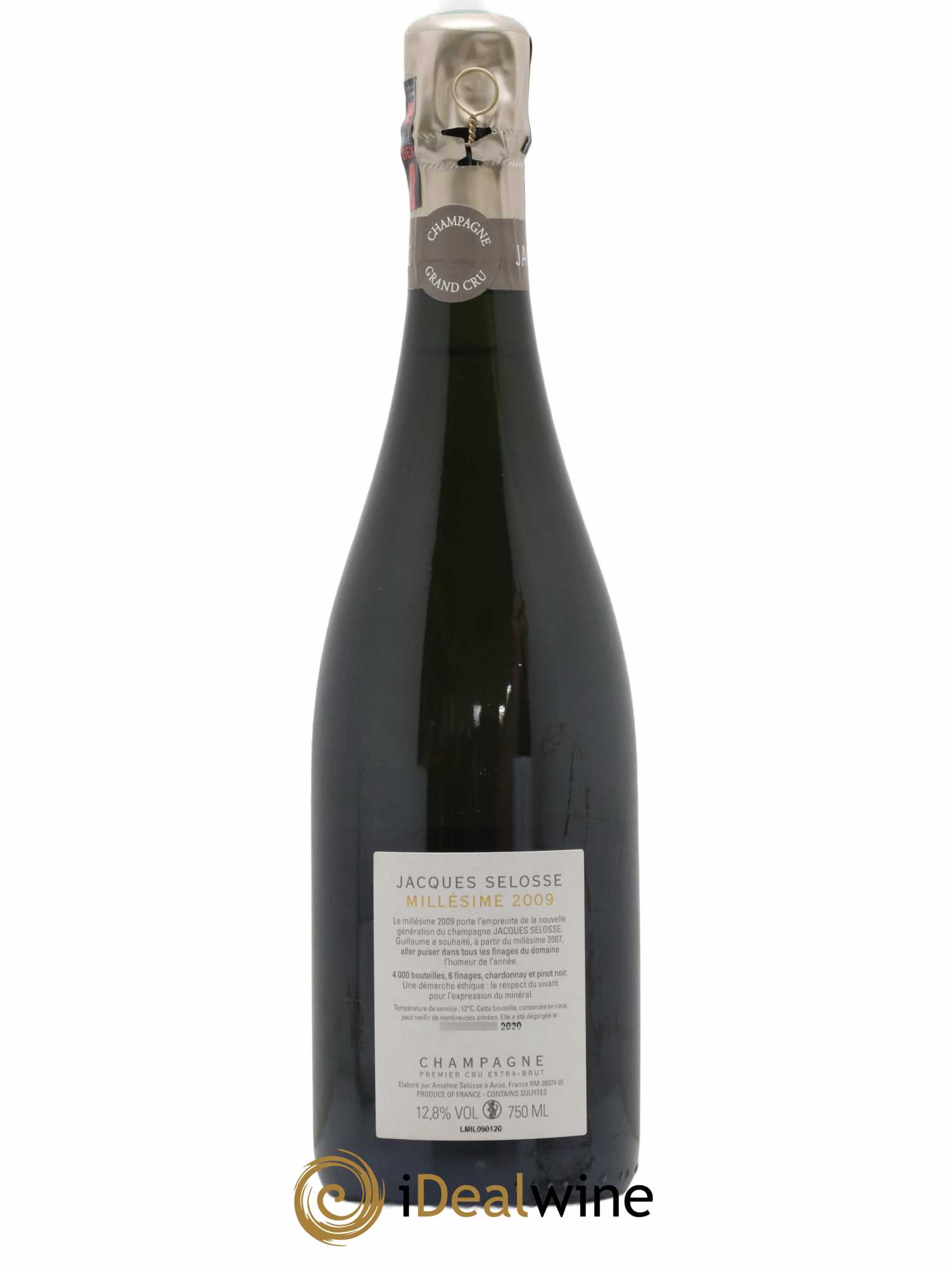 1er Cru Millésimé Extra-Brut Jacques Selosse 2009 - Lot de 1 bouteille - 1