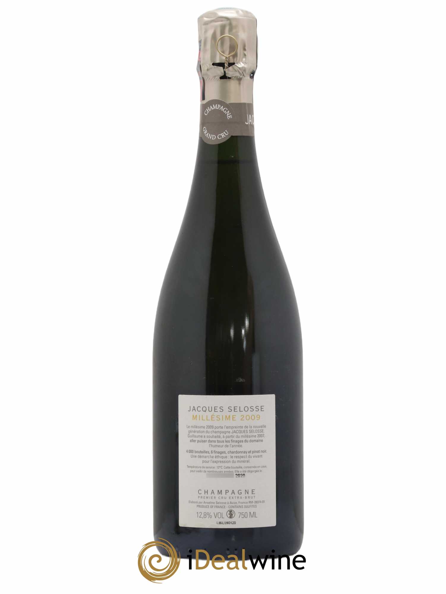 1er Cru Millésimé Extra-Brut Jacques Selosse 2009 - Lot de 1 bouteille - 1
