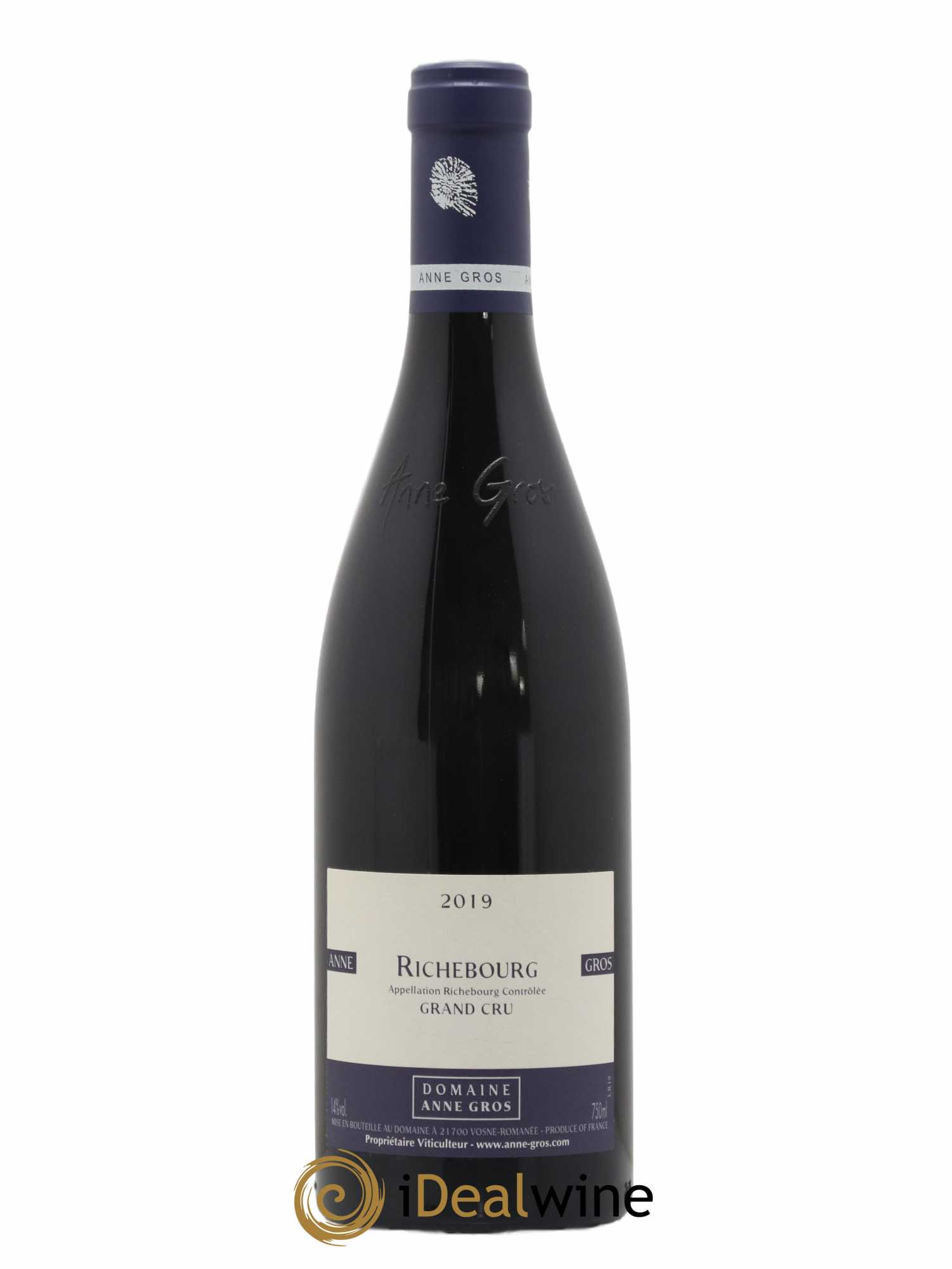 Richebourg Grand Cru Anne Gros 2019 - Lot de 1 bouteille - 0