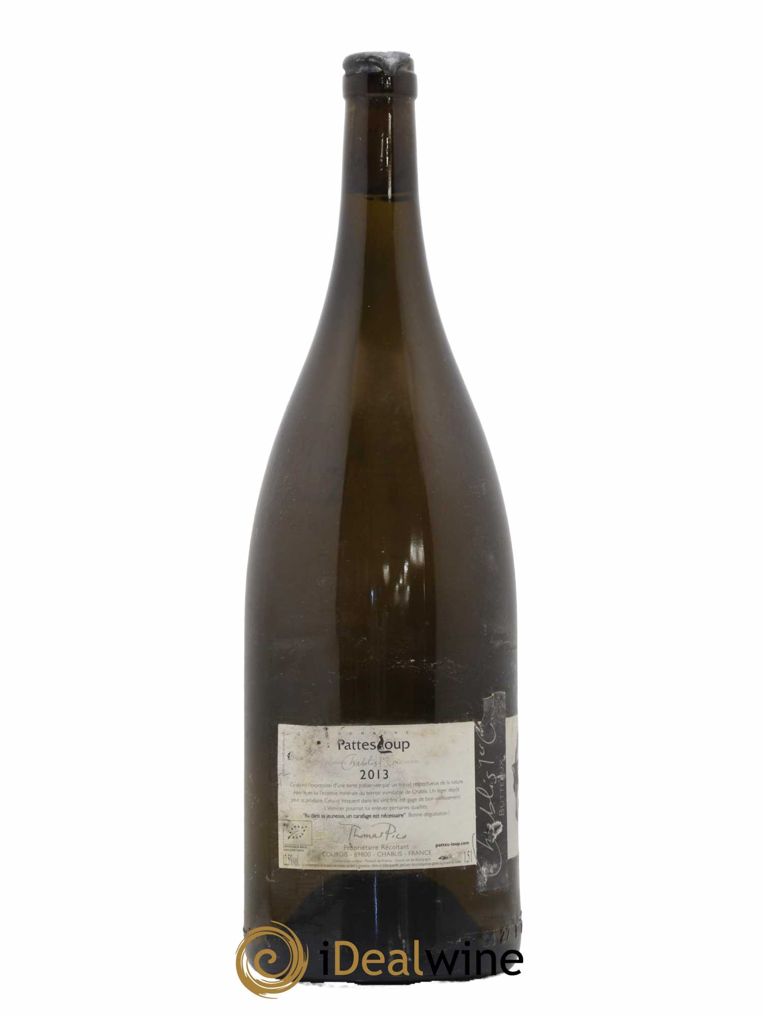 Chablis 1er Cru Butteaux Pattes Loup (Domaine) 2013 - Lot de 1 magnum - 1