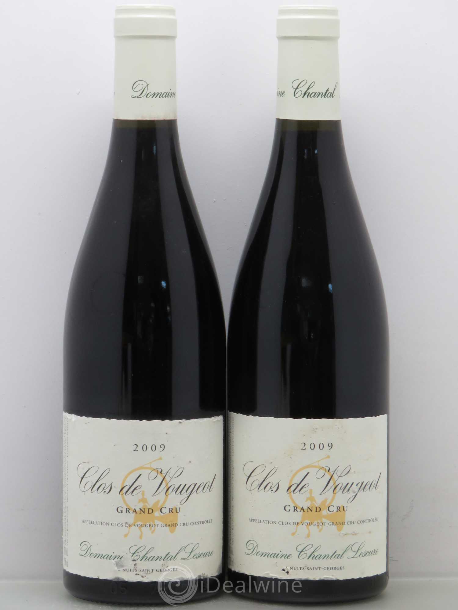 Clos de Vougeot Grand Cru Chantal Lescure 2009 - Lot de 2 bouteilles - 0