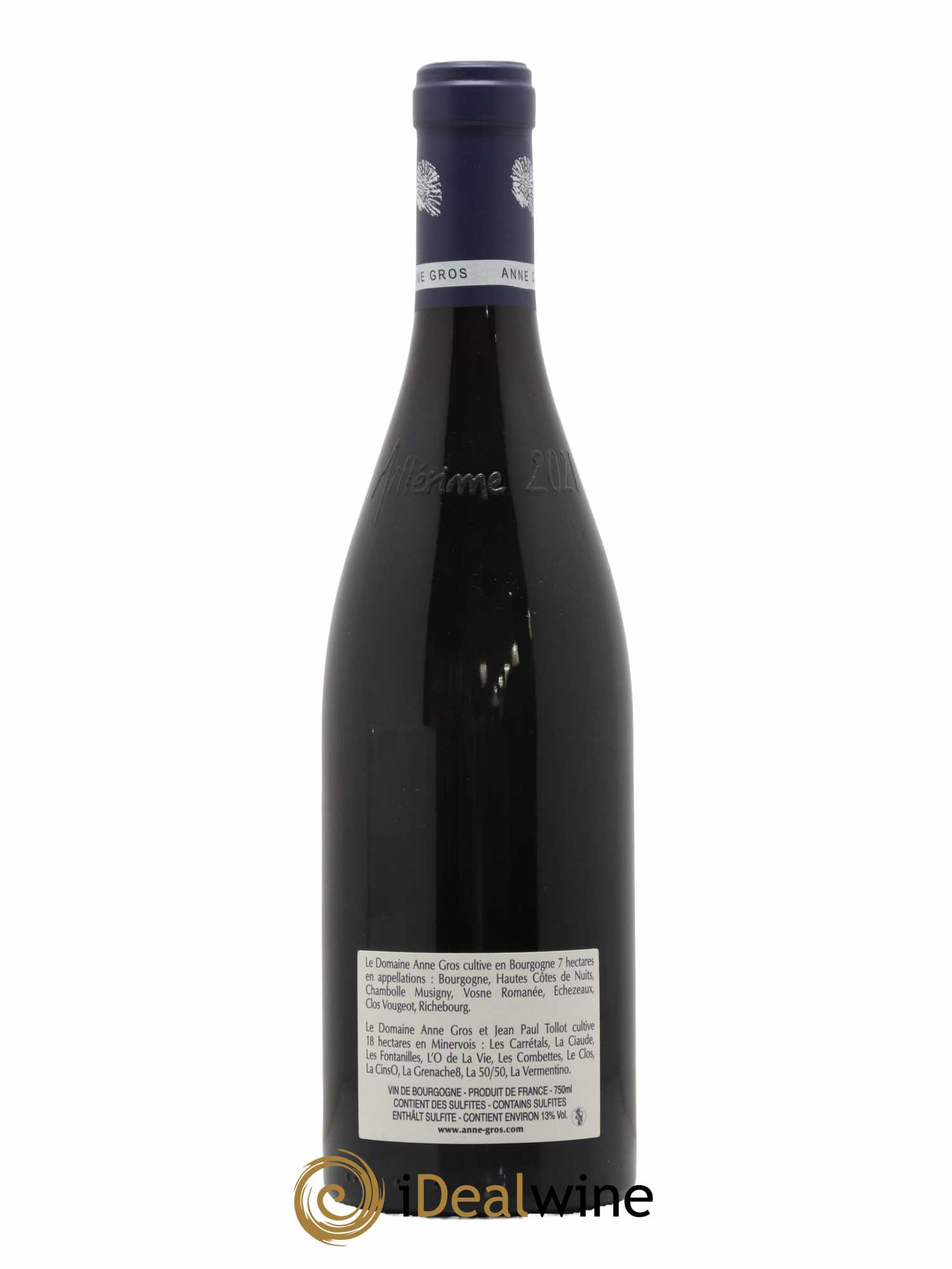 Richebourg Grand Cru Anne Gros 2021 - Lot de 1 bouteille - 1