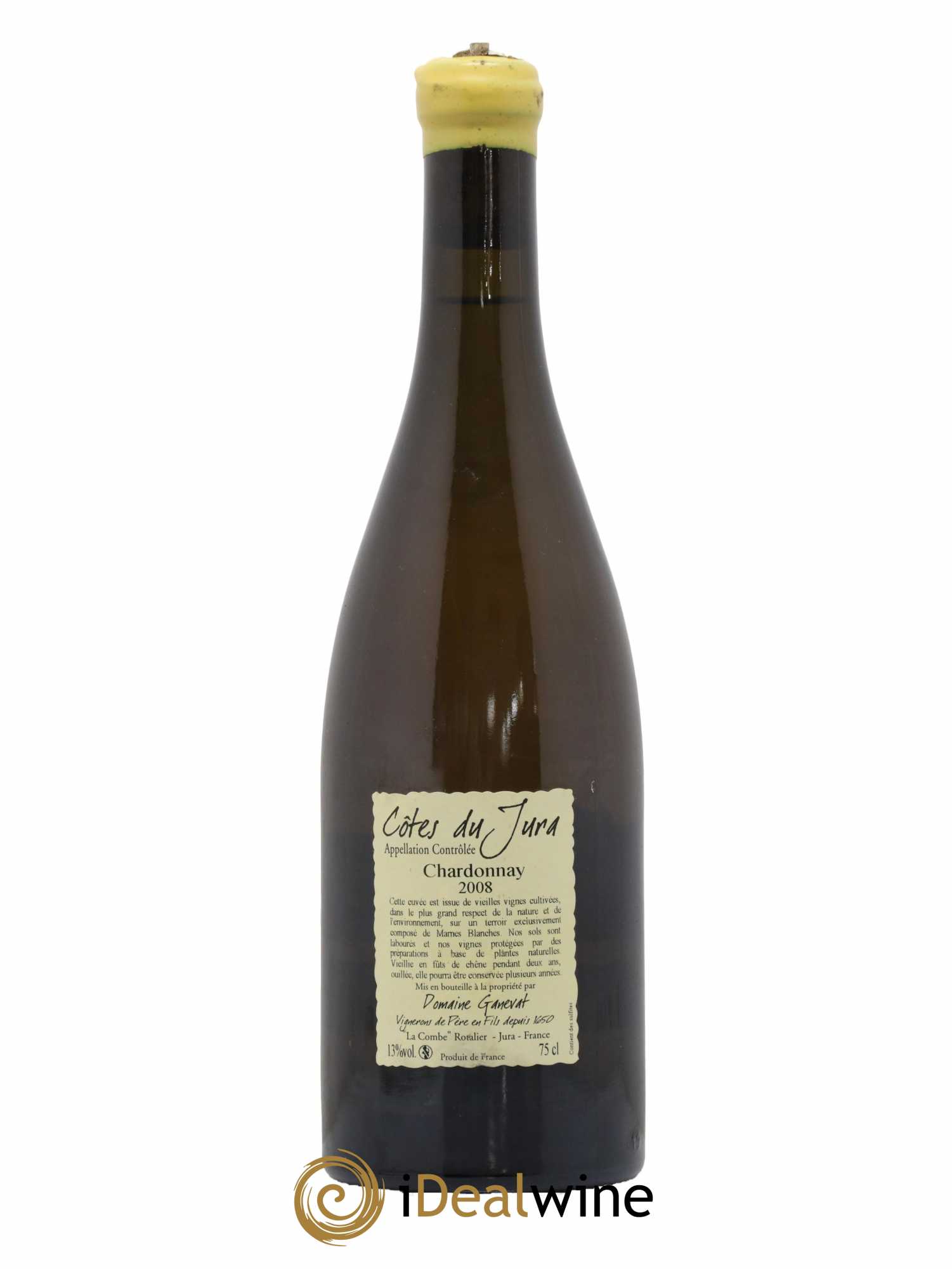 Côtes du Jura Les Grands Teppes Vieilles Vignes Jean-François Ganevat (Domaine) 2008 - Lot de 1 bouteille - 1