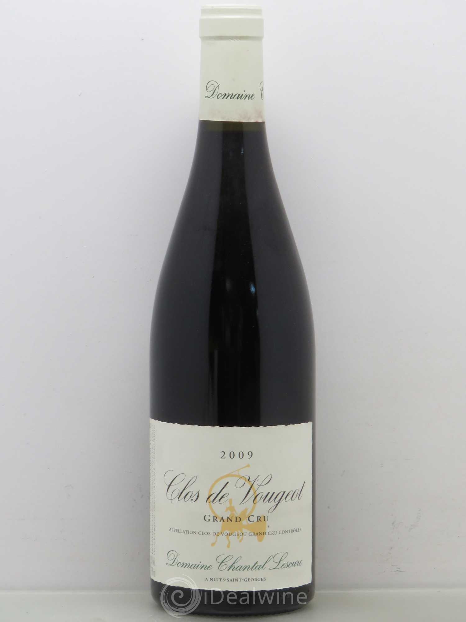 Clos de Vougeot Grand Cru Chantal Lescure 2009 - Lot de 1 bouteille - 0