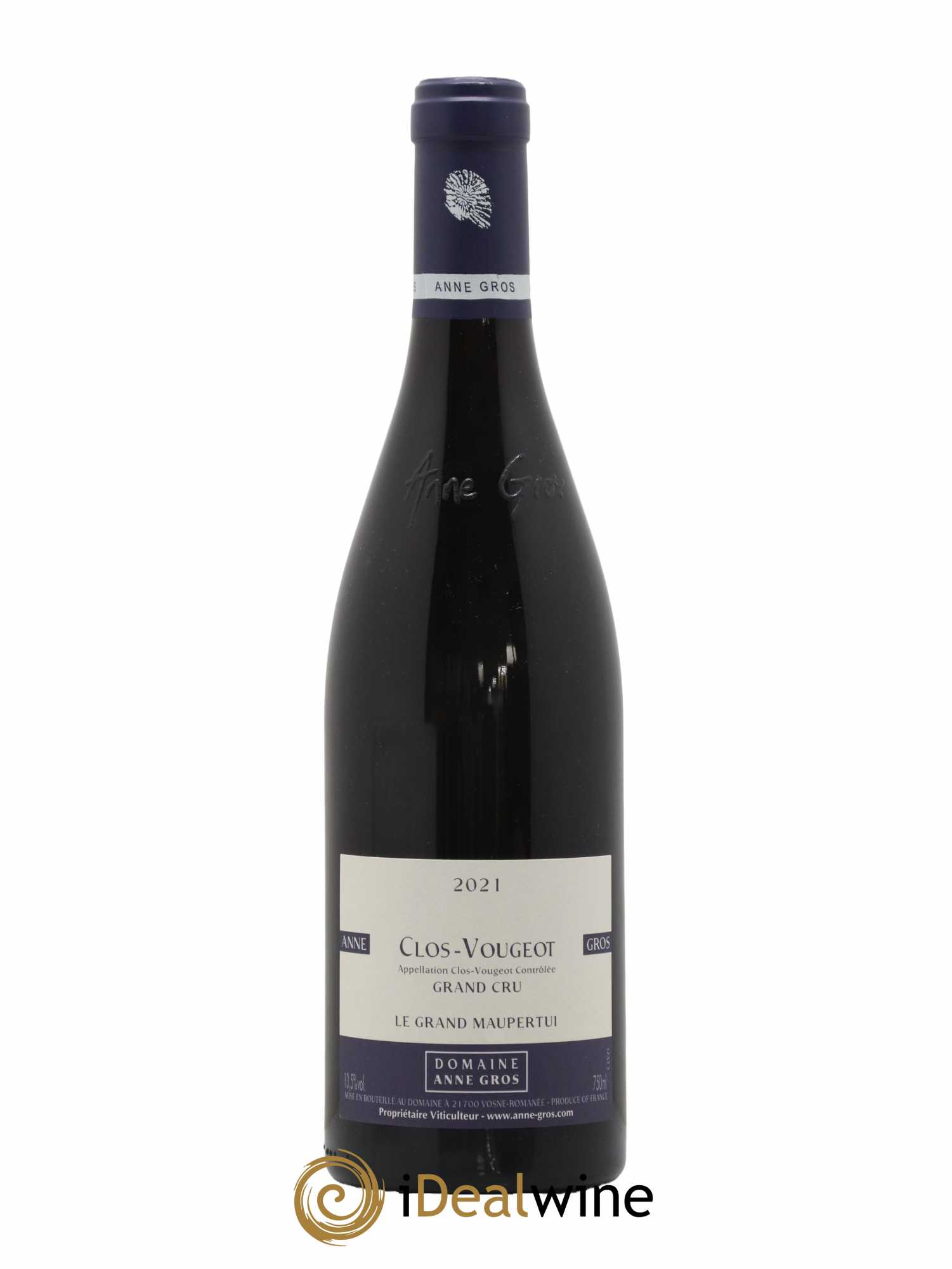 Clos de Vougeot Grand Cru Le Grand Maupertui Anne Gros 2021 - Lot de 1 bouteille - 0