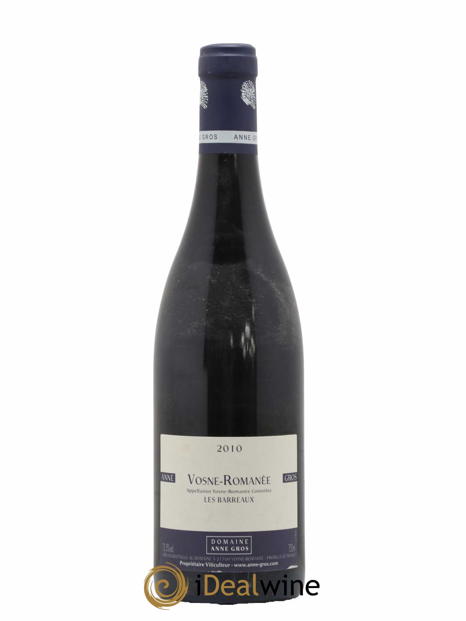 Vosne-Romanée Les Barreaux Anne Gros 2010 - Lot de 1 bouteille - 0