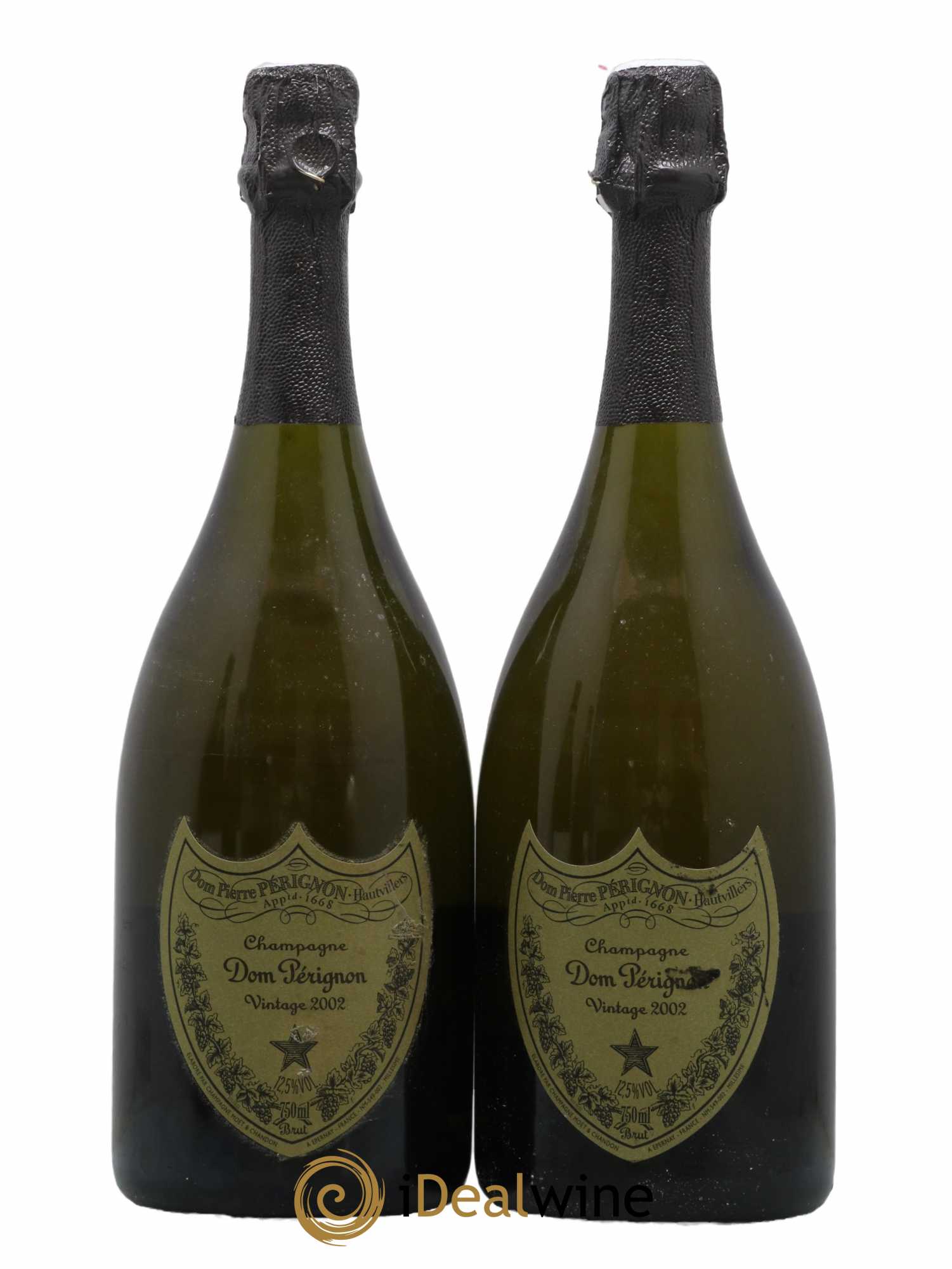 Brut Dom Pérignon 2002 - Lot de 2 bouteilles - 0