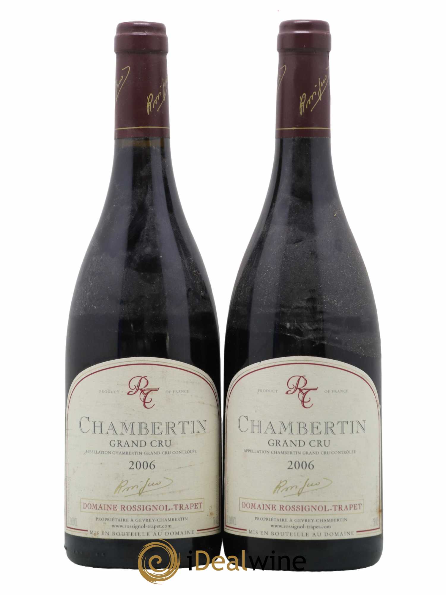 Chambertin Grand Cru Rossignol-Trapet (Domaine) 2006 - Lot de 2 bouteilles - 0