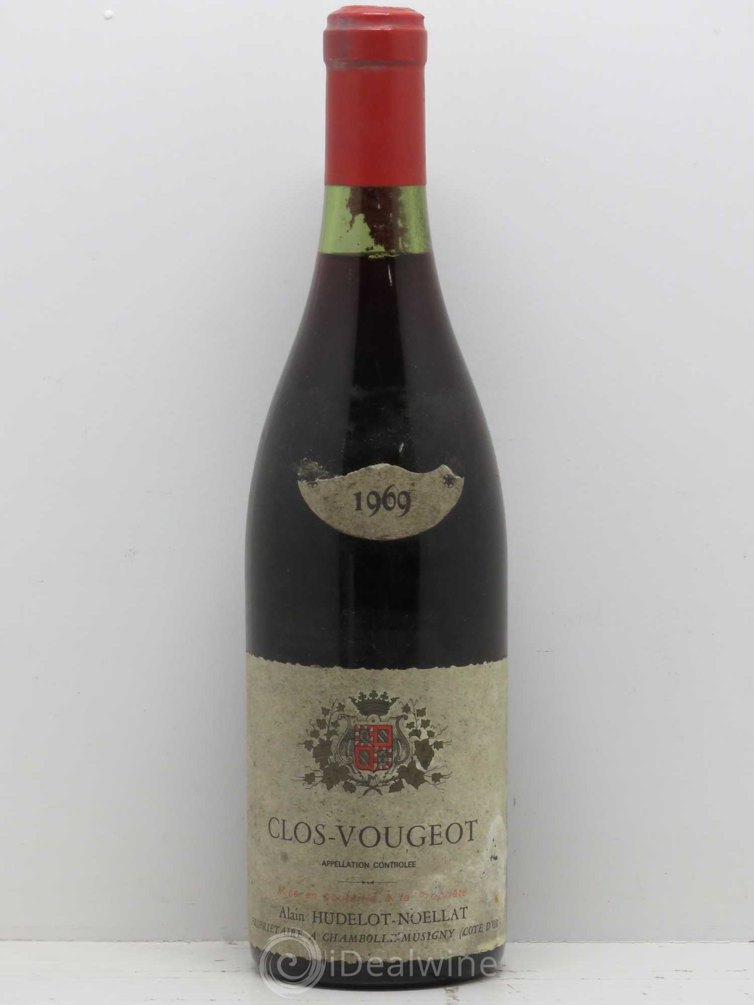 Clos de Vougeot Grand Cru Hudelot-Noëllat 1969 - Lot de 1 bouteille - 0