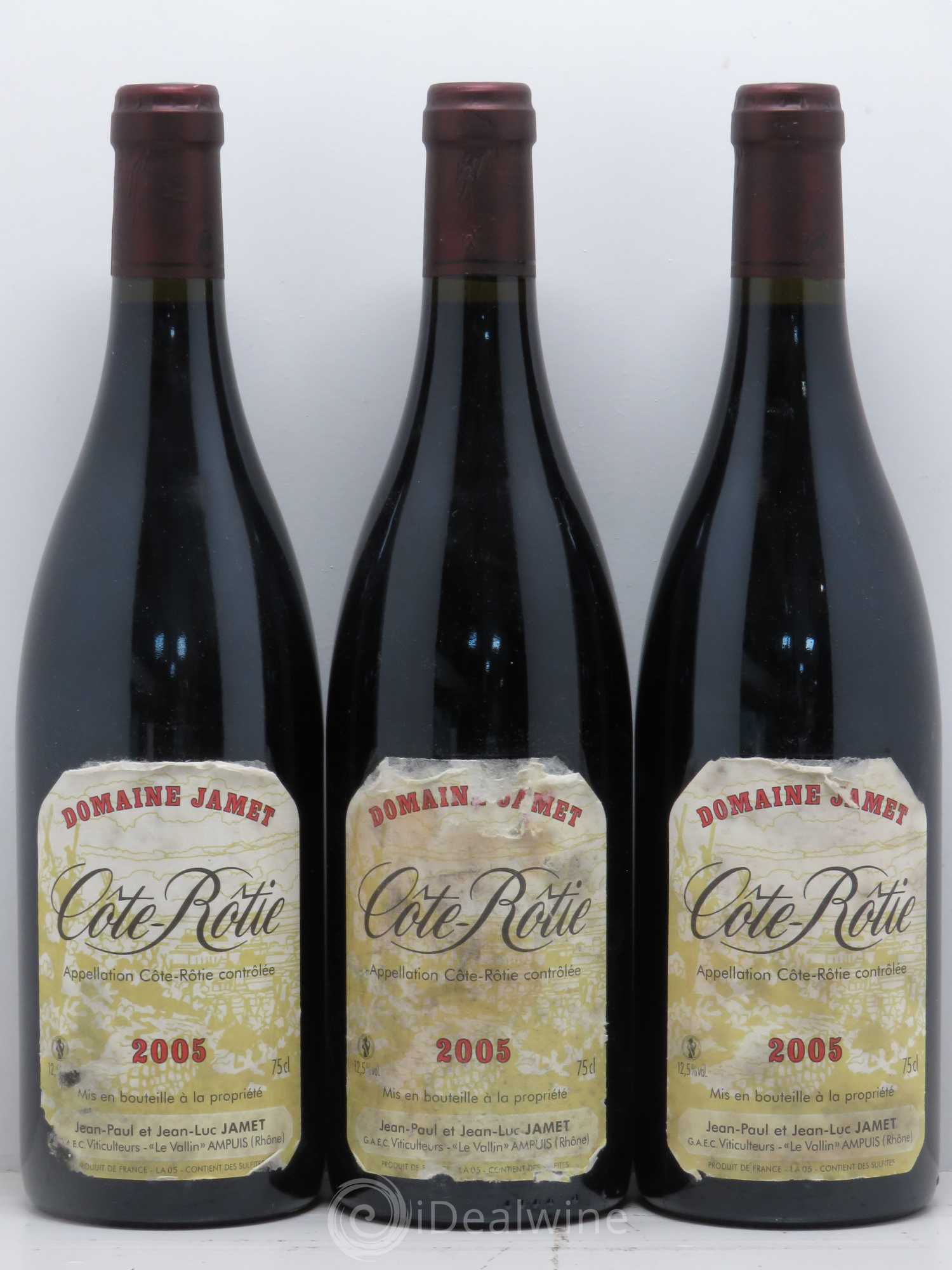 Côte-Rôtie Jamet (Domaine) 2005 - Lot de 3 bouteilles - 0