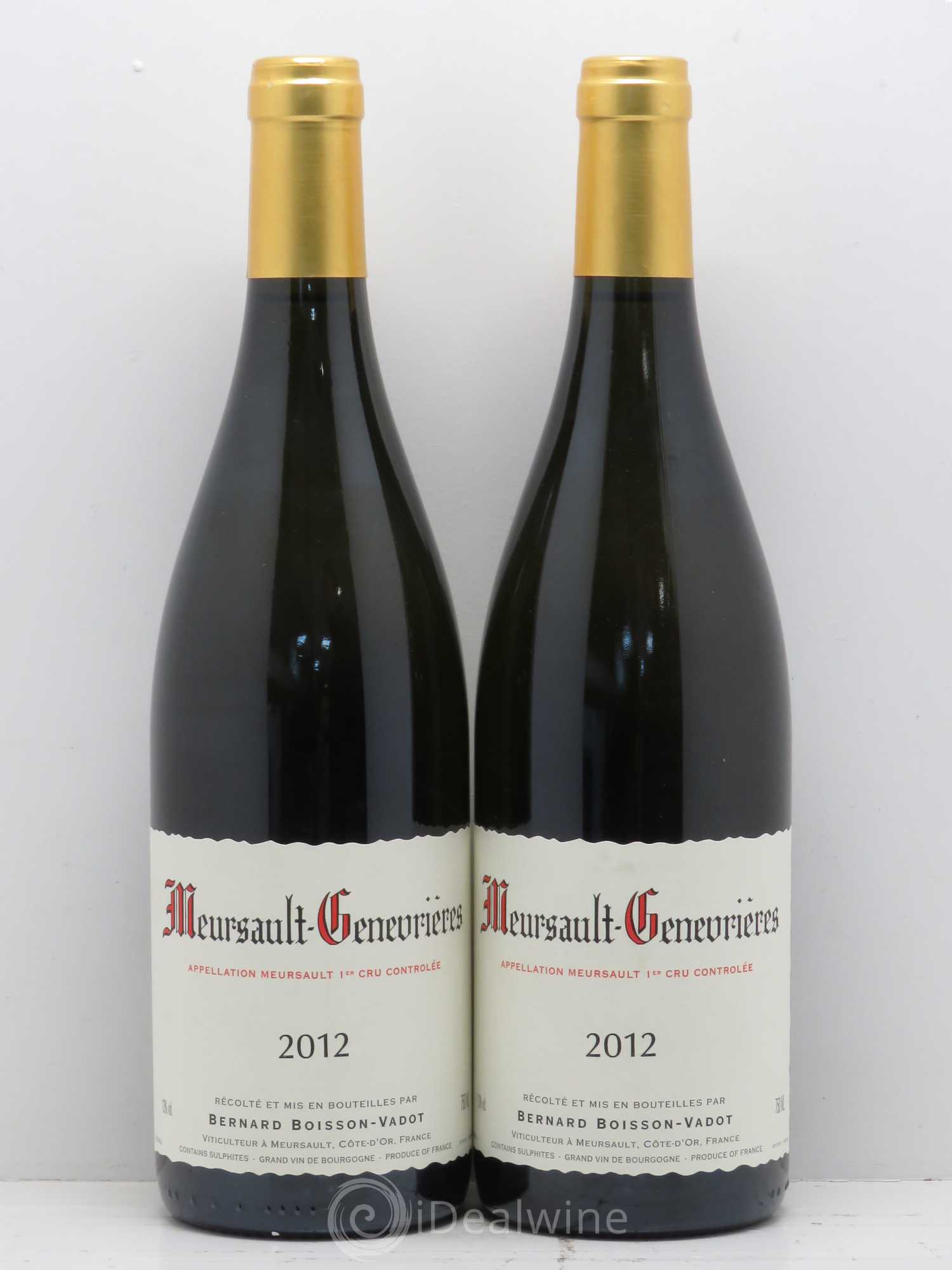 Meursault 1er Cru Genevrières - Domaine Boisson Vadot 2012 - Posten von 2 Flaschen - 0