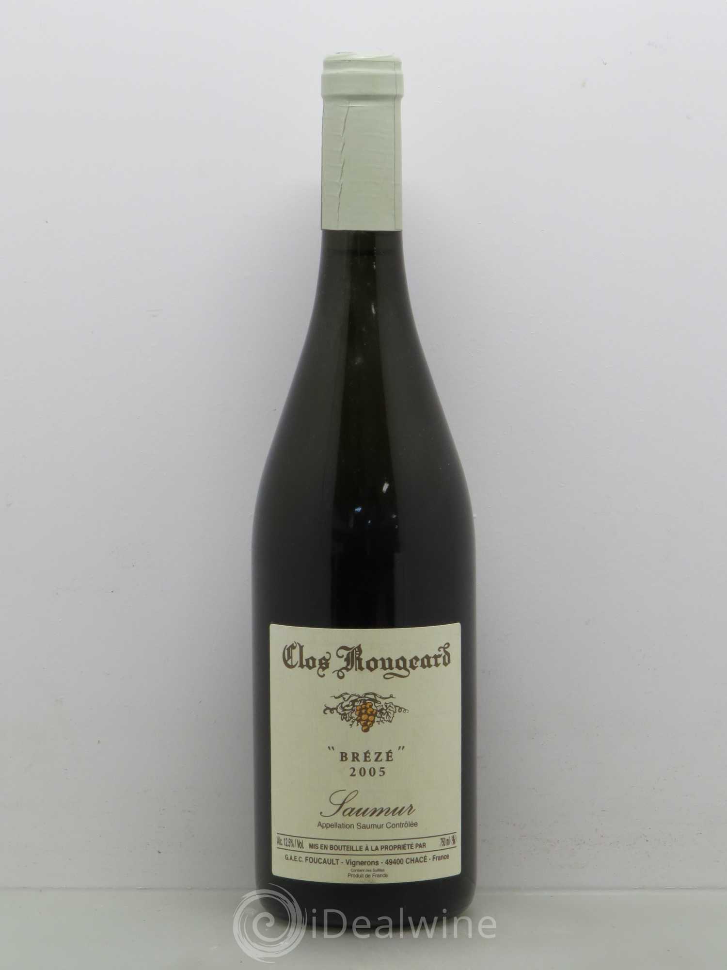 Saumur Brézé Clos Rougeard 2005 - Lot de 1 bouteille - 0