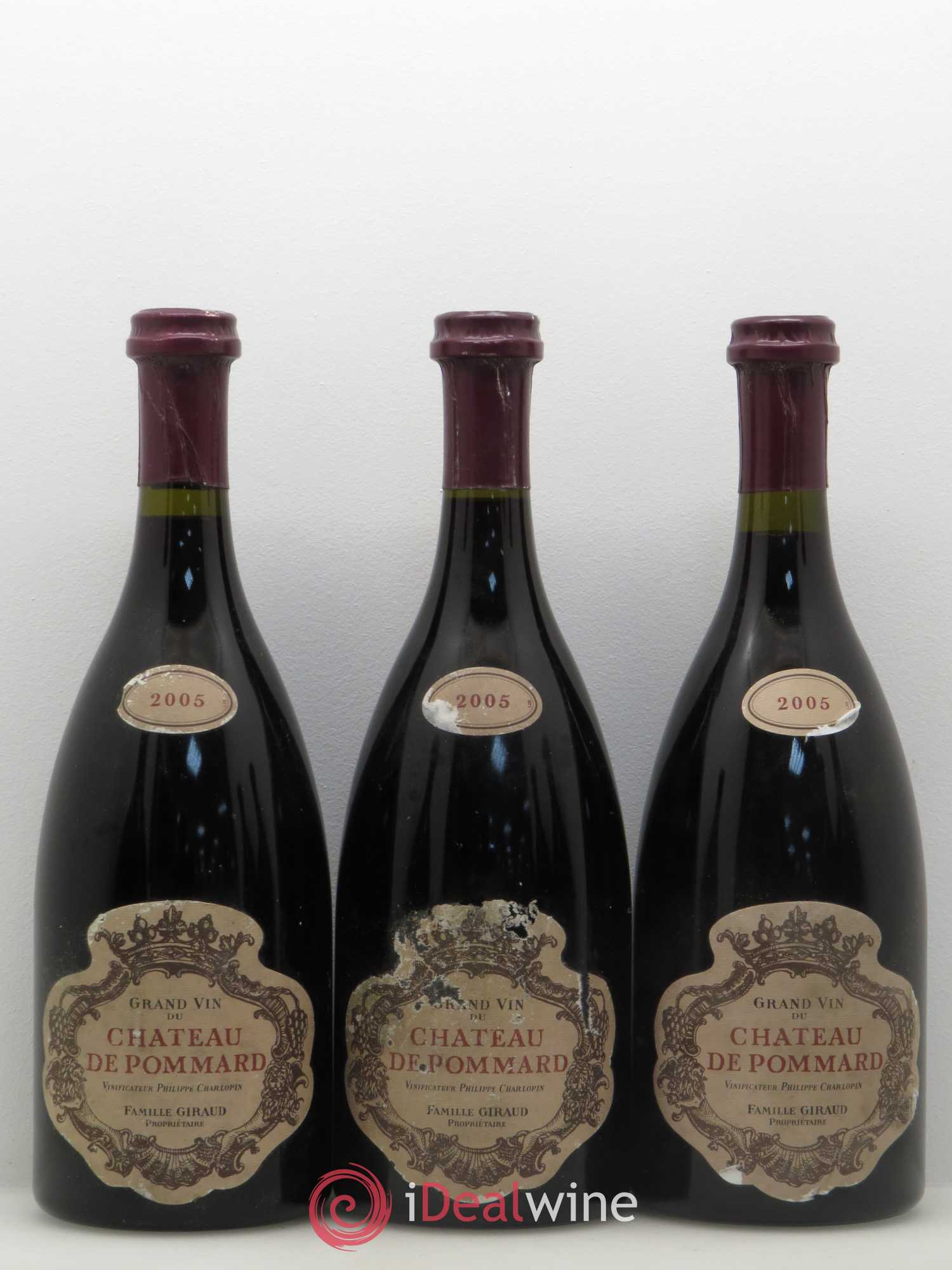 Pommard Château de Pommard 2005 - Lot de 6 bouteilles - 1