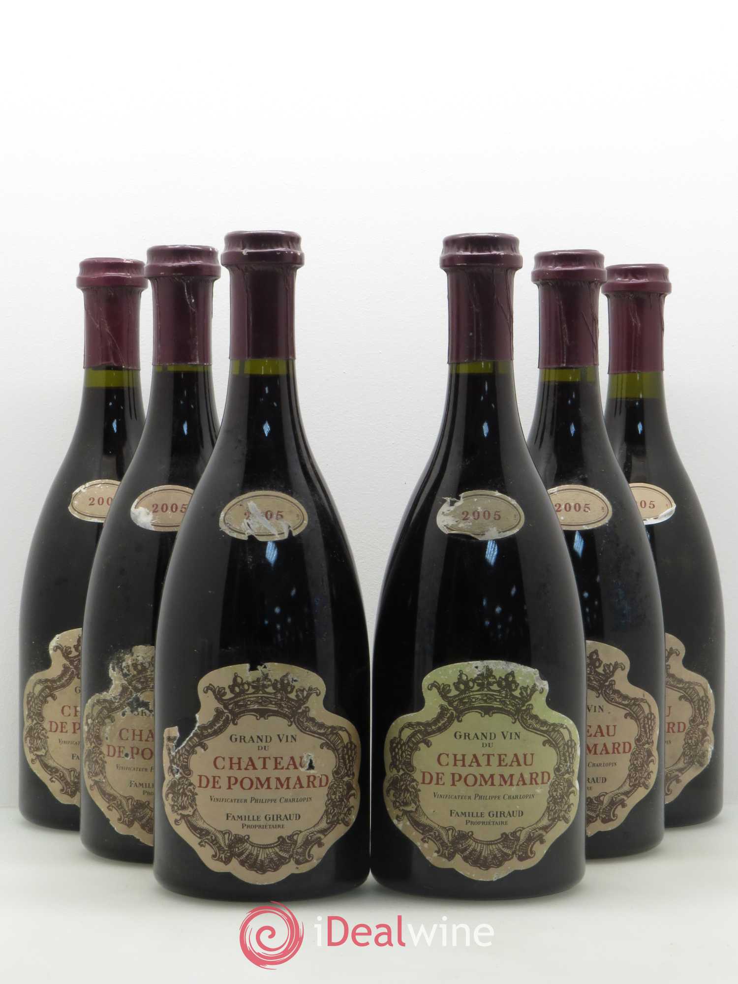 Pommard Château de Pommard 2005 - Lot de 6 bouteilles - 0