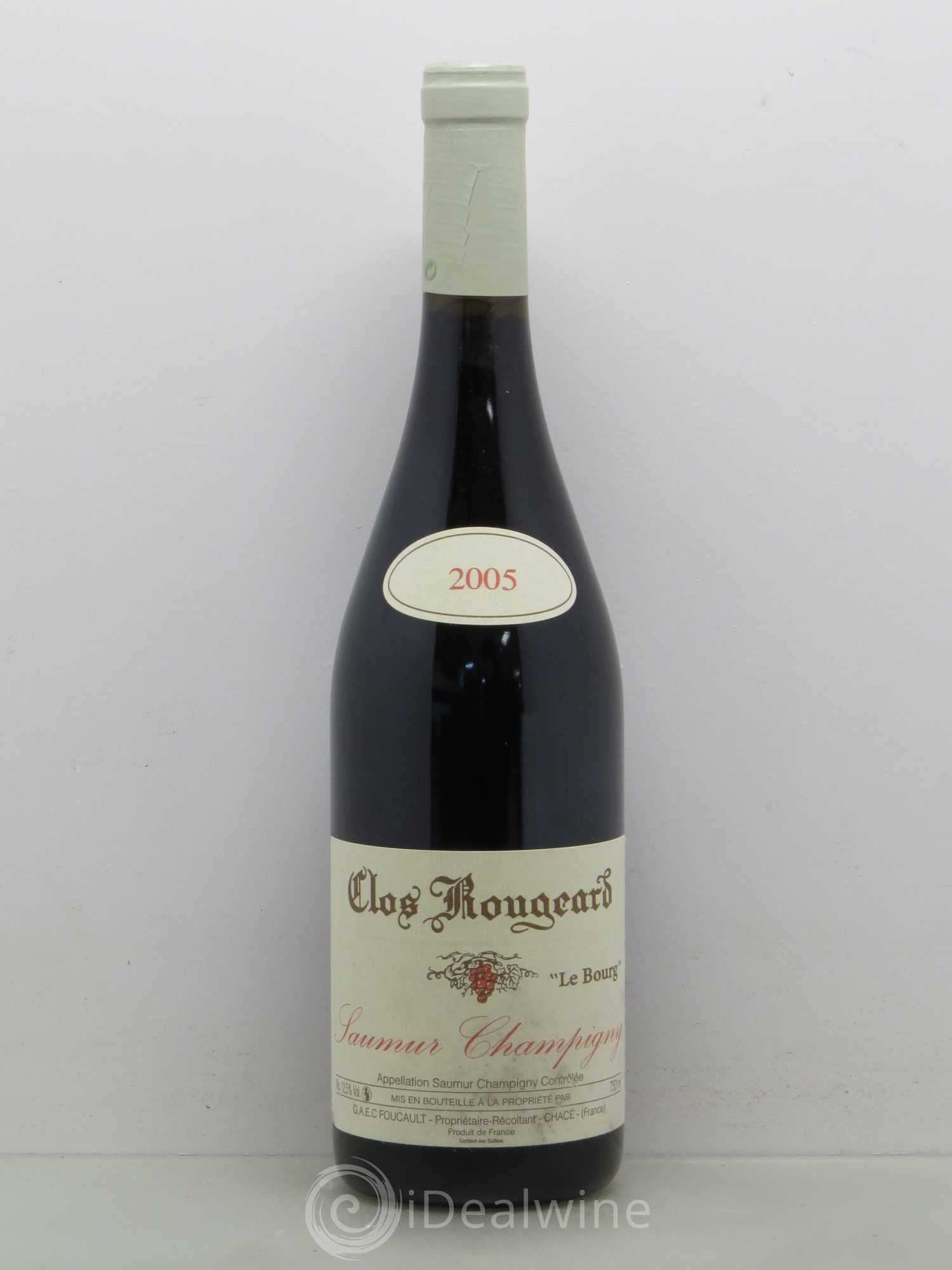 Saumur-Champigny Le Bourg Clos Rougeard 2005 - Lot de 1 bouteille - 0