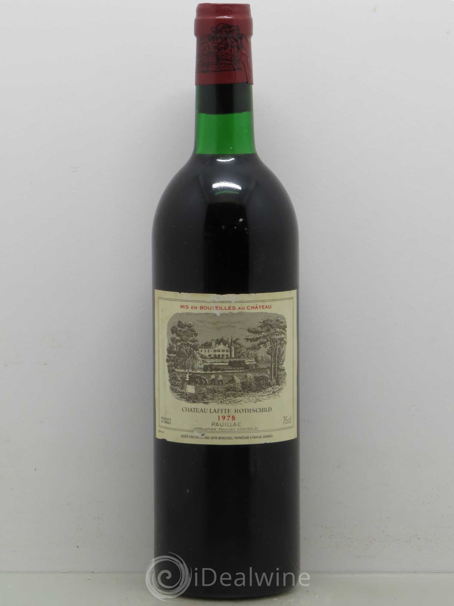 Château Lafite Rothschild 1er Grand Cru Classé 1978 - Lot de 1 bouteille - 0