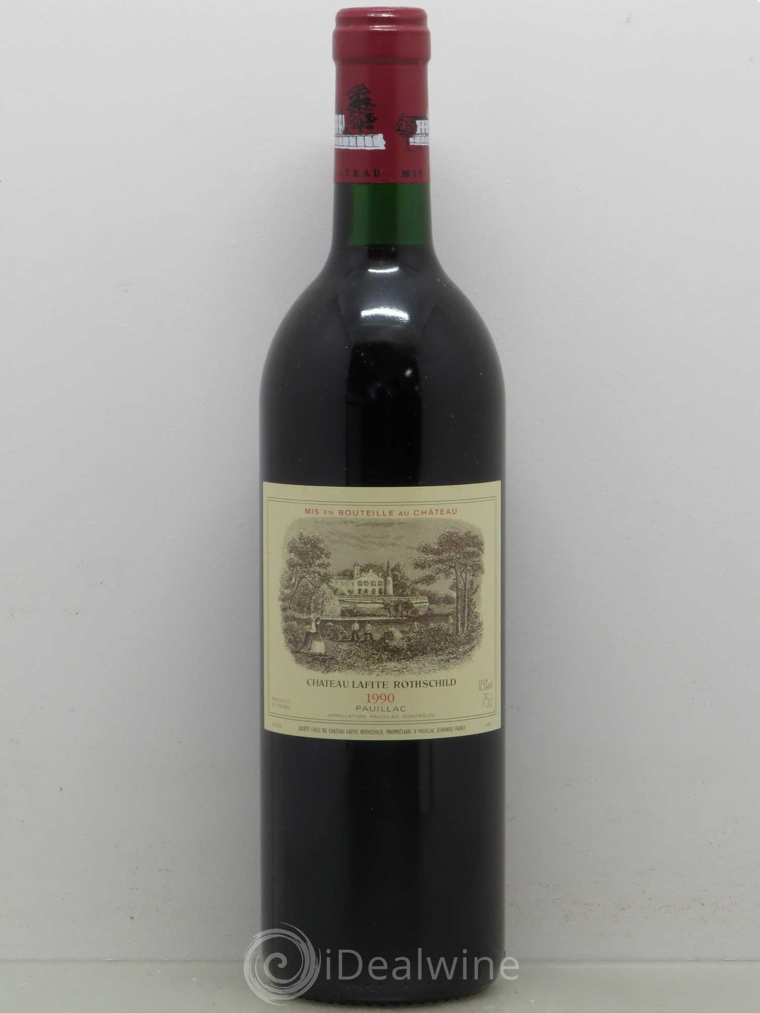 Château Lafite Rothschild 1er Grand Cru Classé 1990 - Lot de 1 bouteille - 0