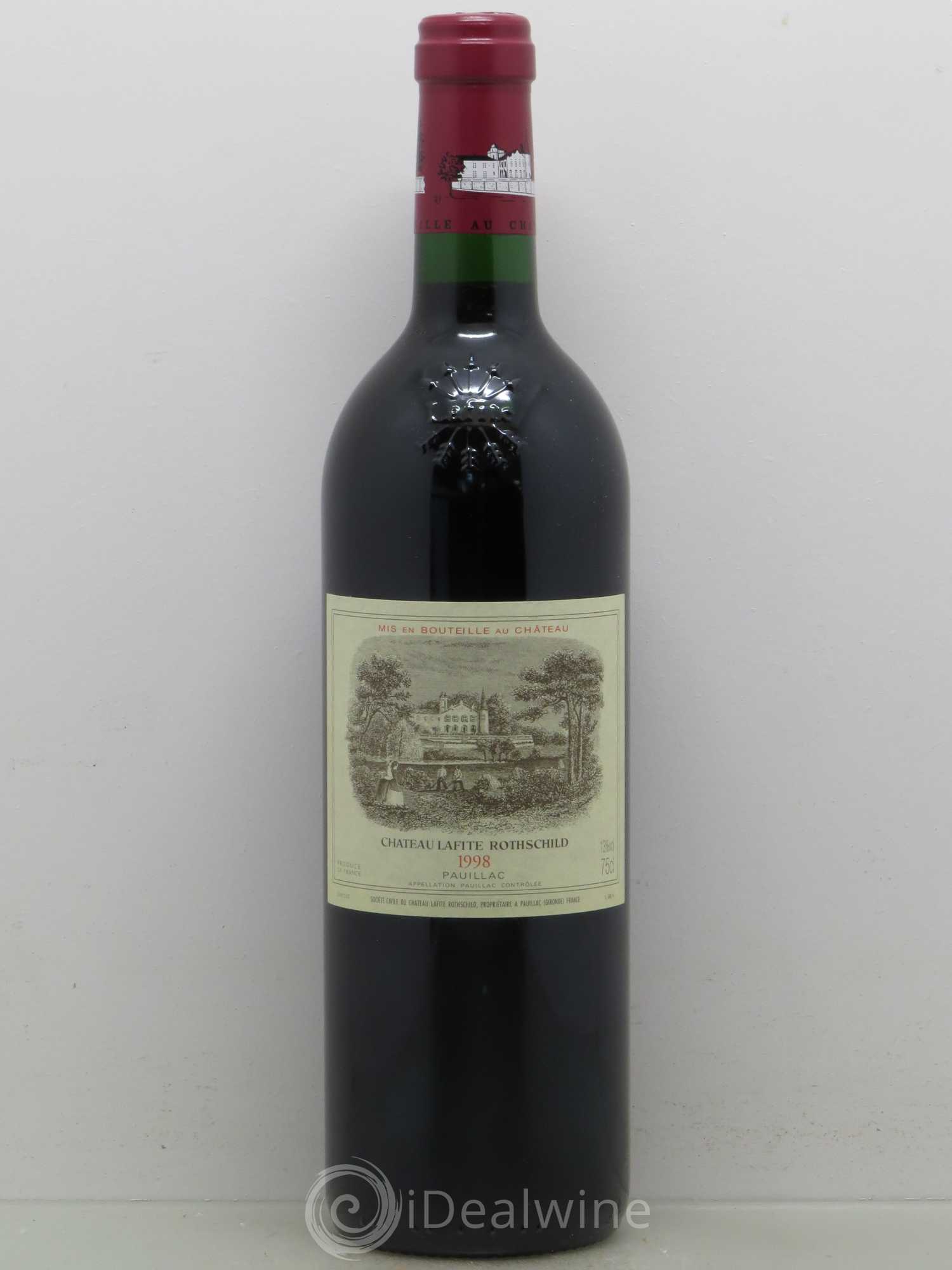 Château Lafite Rothschild 1er Grand Cru Classé 1998 - Lot de 1 bouteille - 0