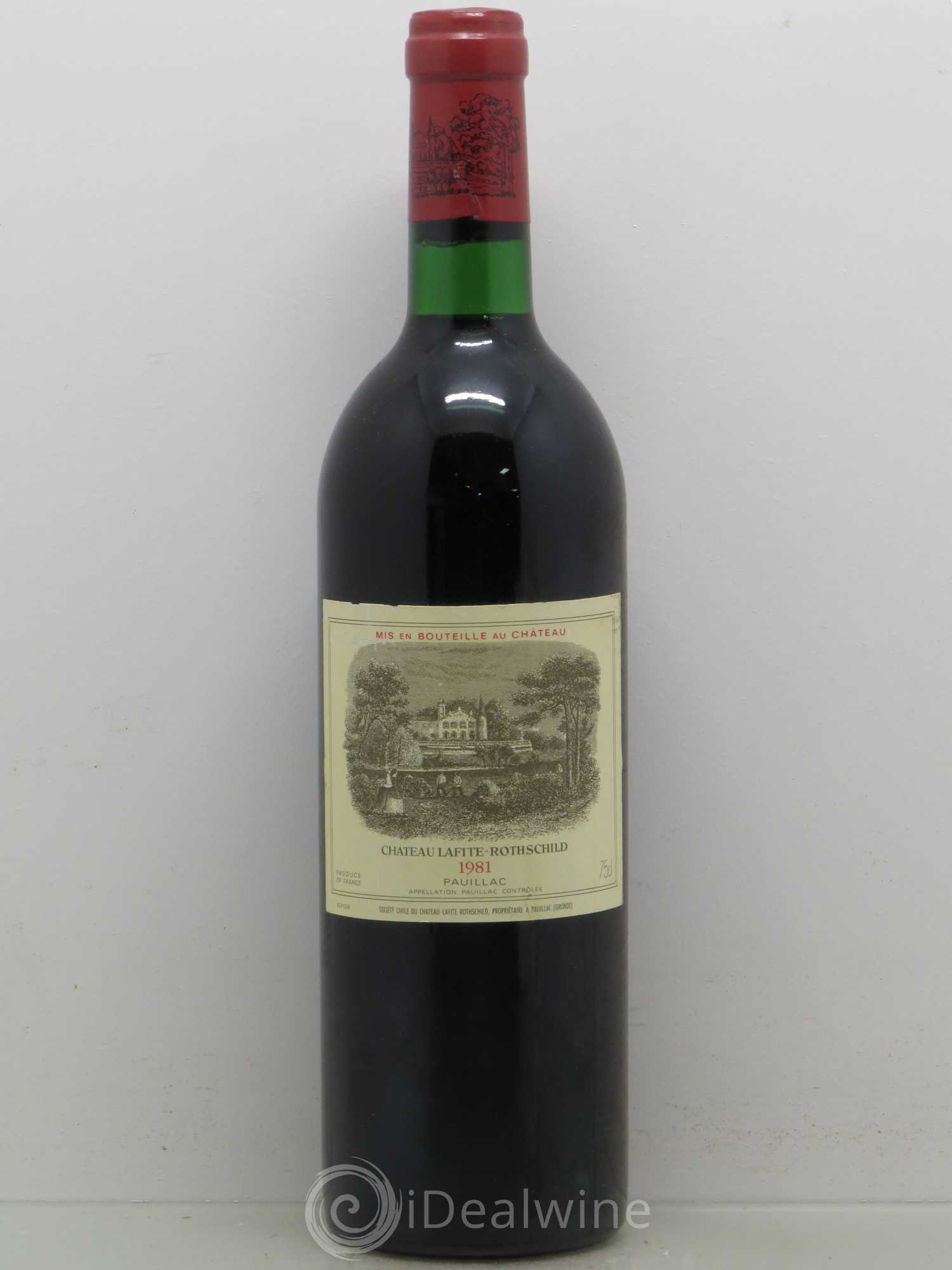 Château Lafite Rothschild 1er Grand Cru Classé 1981 - Lot de 1 bouteille - 0