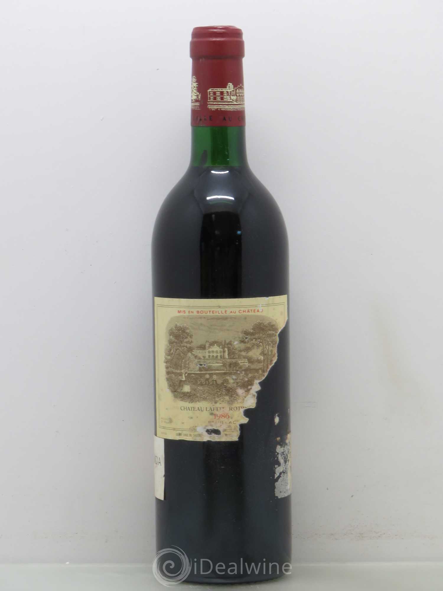 Château Lafite Rothschild 1er Grand Cru Classé 1986 - Lot de 1 bouteille - 0