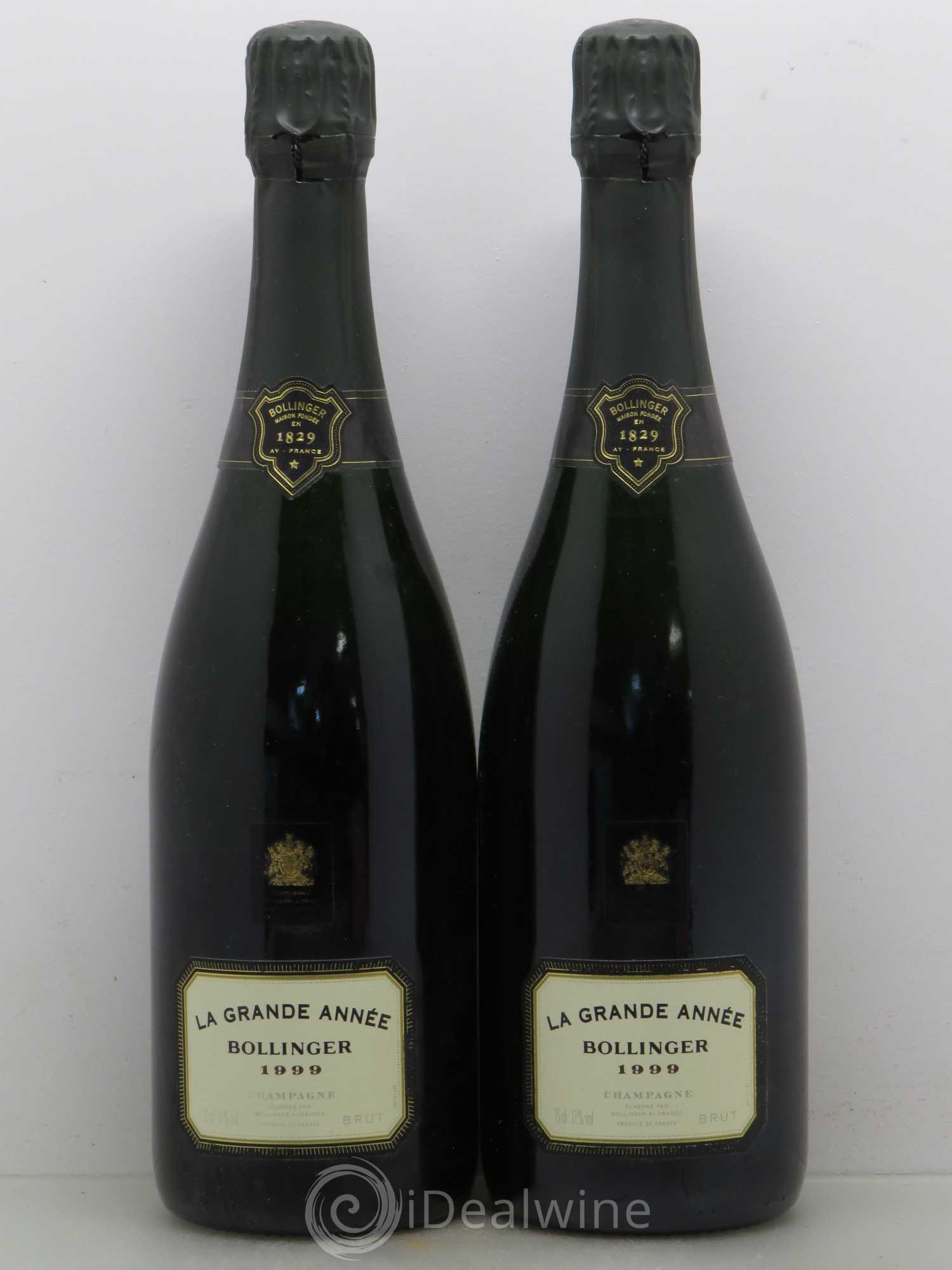 La Grande Année Brut Bollinger (Coffret) 1999 - Lot de 2 bouteilles - 0