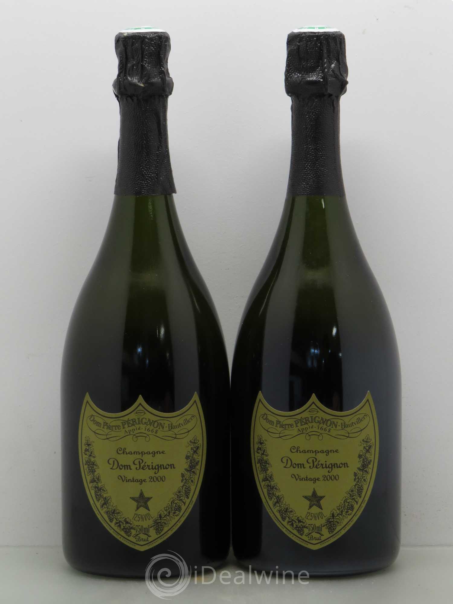 Brut Dom Pérignon (Box) 2000 - Lot of 2 bottles - 0
