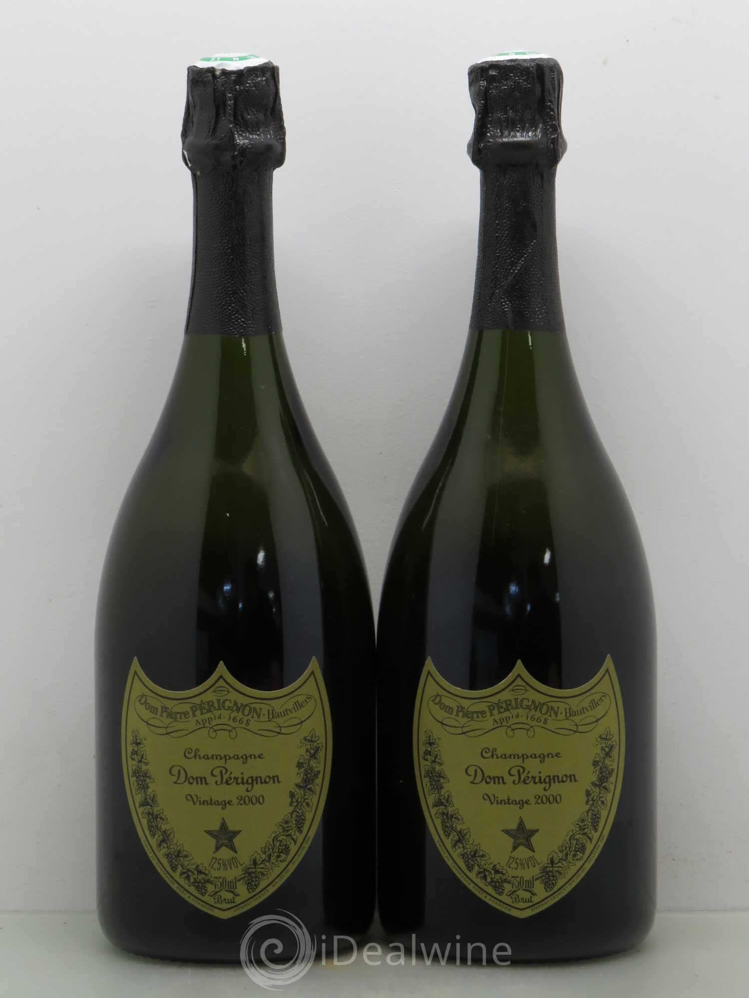 Brut Dom Pérignon (Box) 2000 - Lot of 2 bottles - 0
