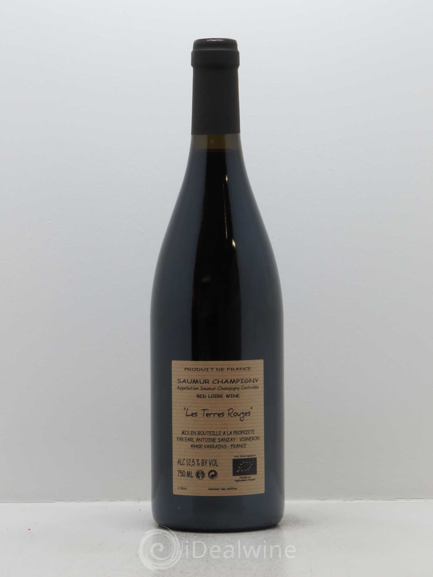 Saumur-Champigny Les Terres Rouges Antoine Sanzay 2016 - Posten von 1 Flasche - 1
