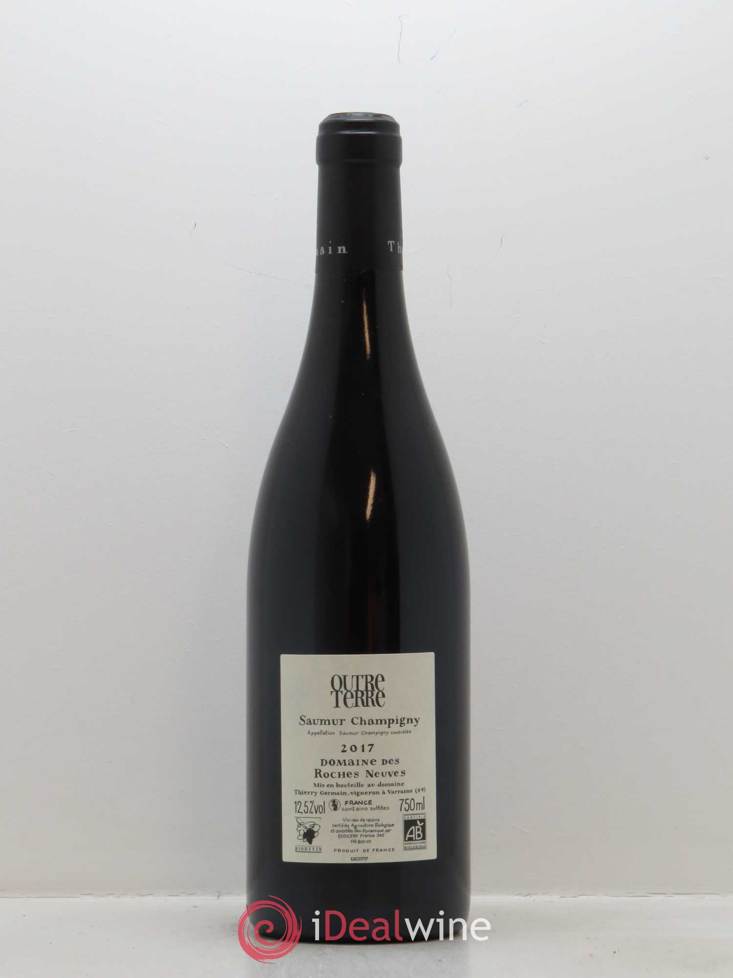 Saumur-Champigny Outre Terre Domaine des Roches Neuves - Thierry Germain 2017 - Lot de 1 bouteille - 1