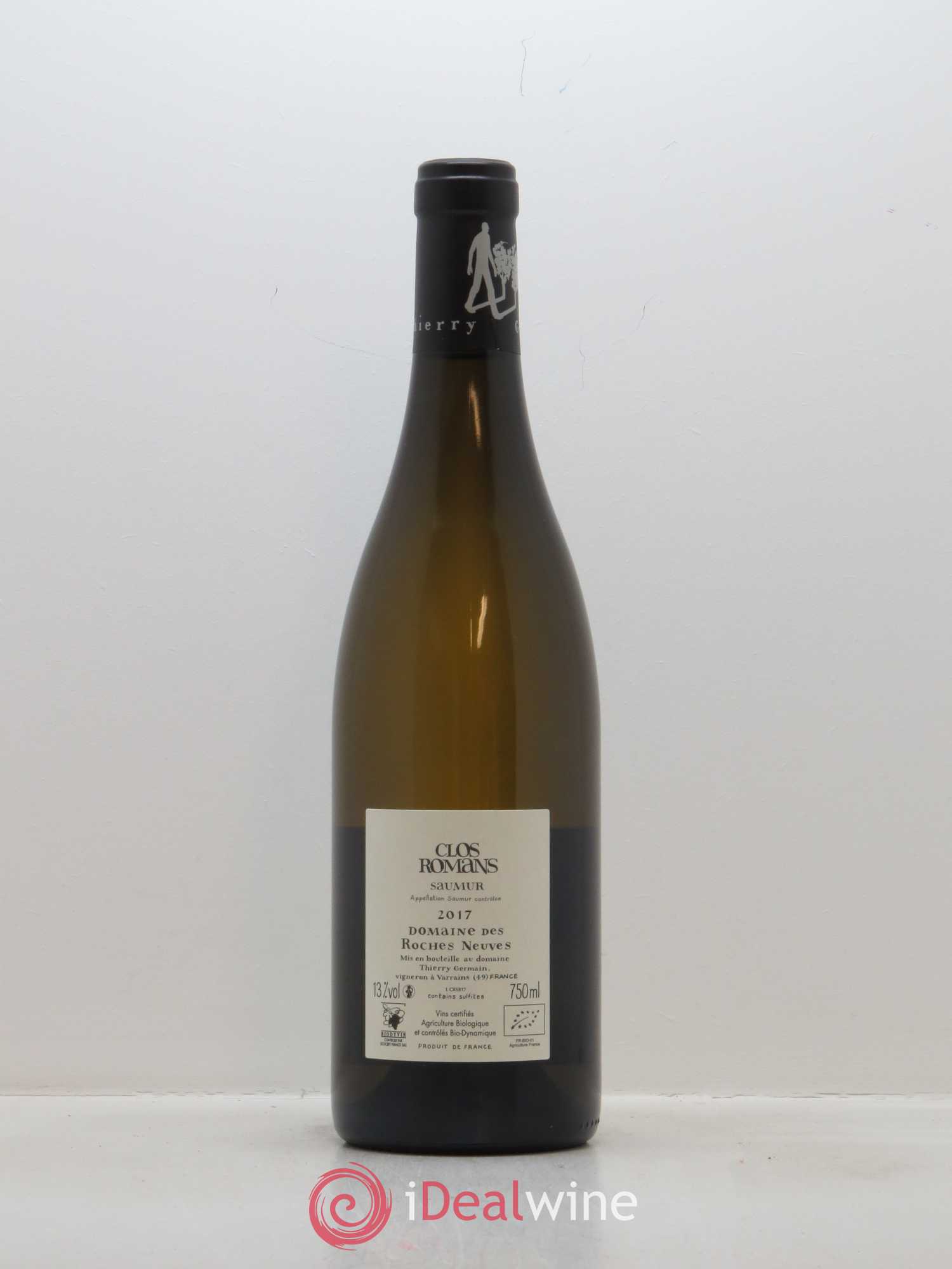 Saumur Clos Romans Domaine des Roches Neuves - Thierry Germain 2017 - Lot de 1 bouteille - 1