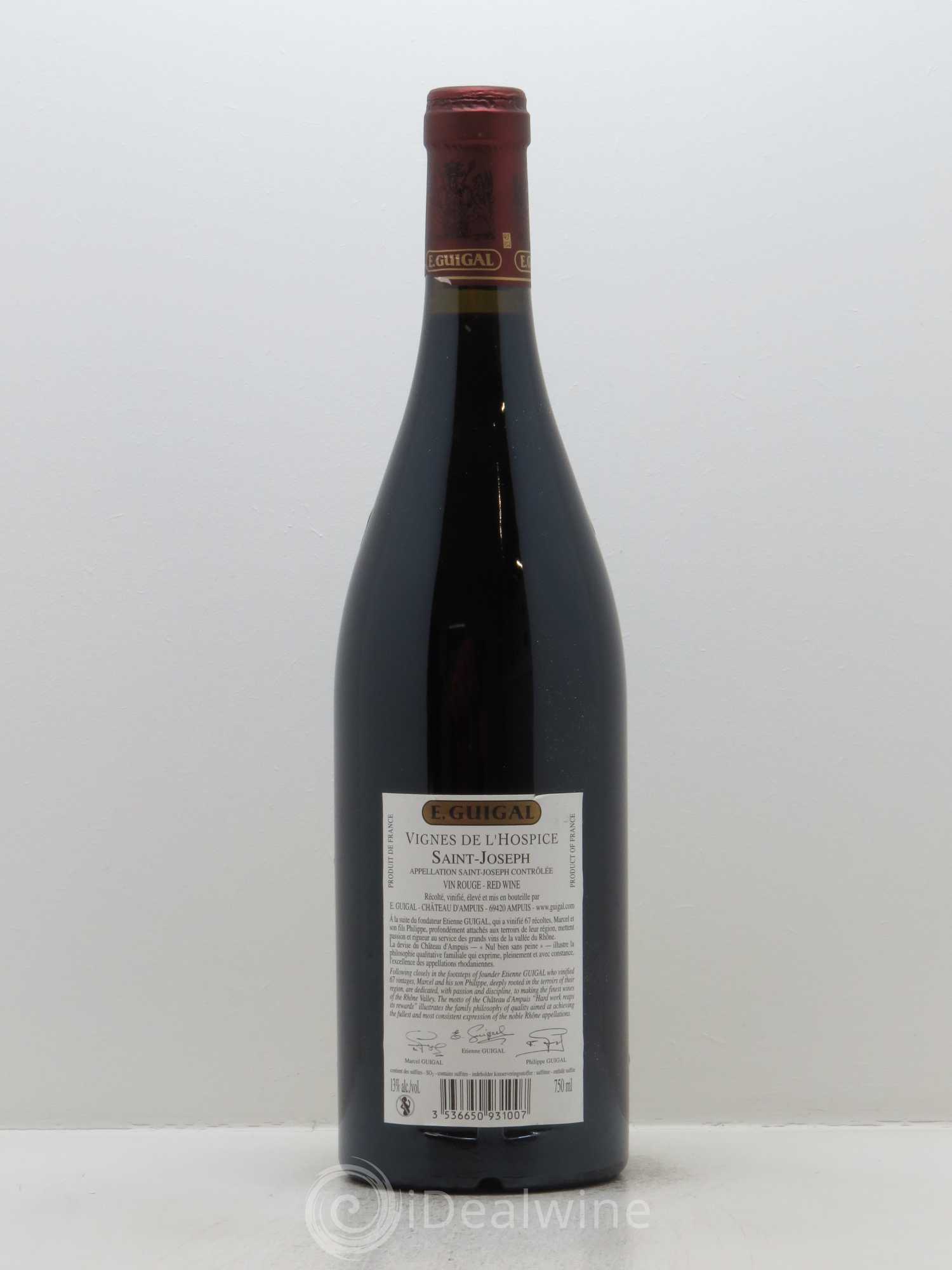 Saint-Joseph Vignes de l'Hospice Guigal 2008 - Lot de 1 bouteille - 1
