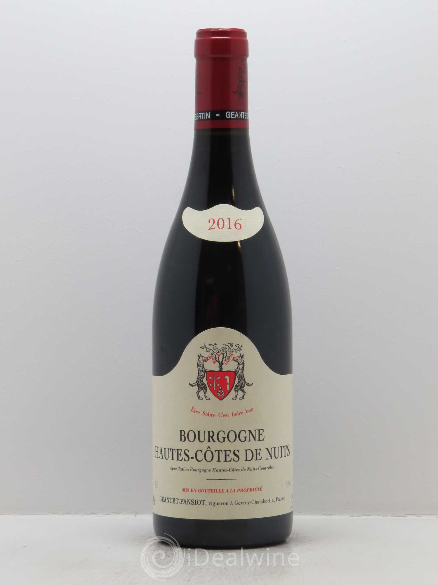 Hautes-Côtes de Nuits Geantet-Pansiot 2016 - Lot of 1 bottle - 0