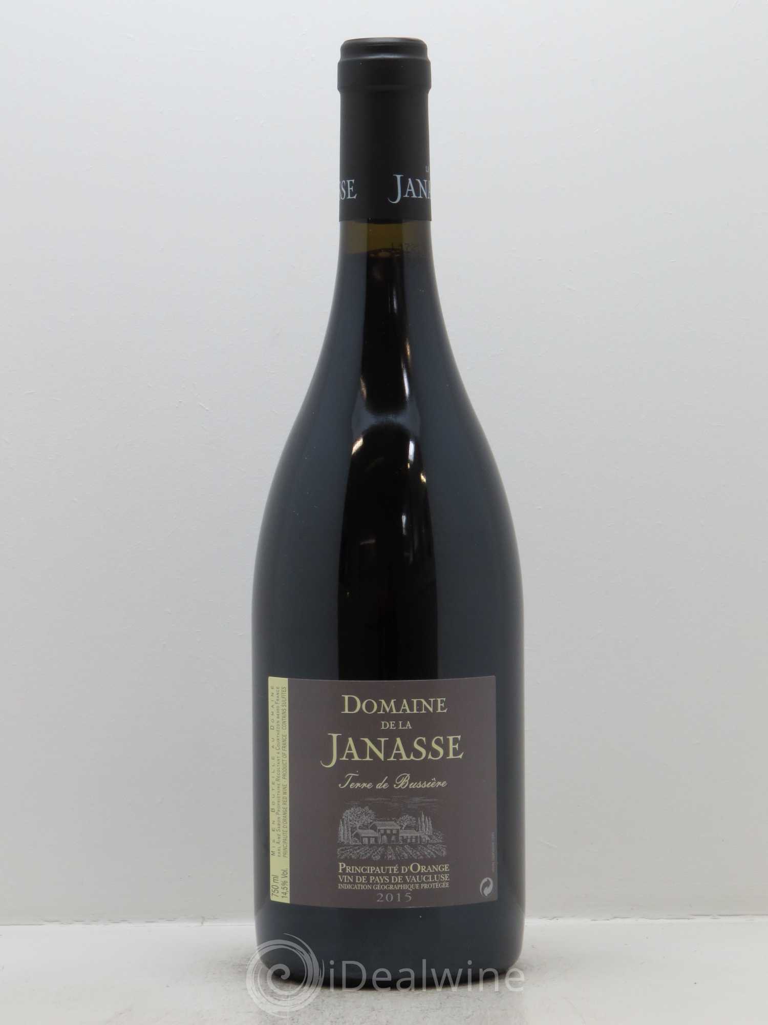 Principauté d'Orange Terre de Bussière La Janasse (Domaine de) 2015 - Lot de 1 bouteille - 0