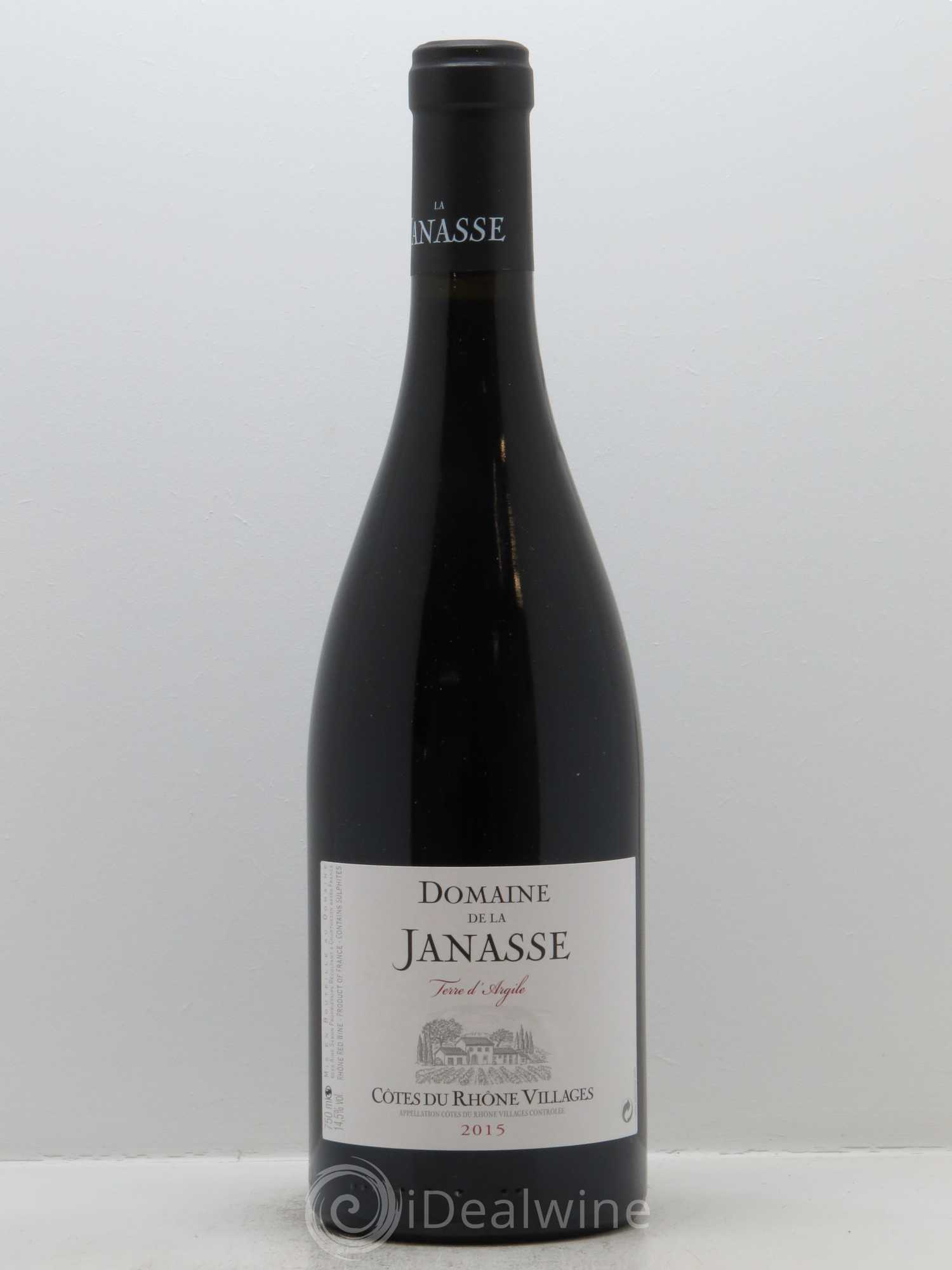 Côtes-du-Rhône-Villages Terre d'Argile La Janasse (Domaine de) 2015 - Lot de 1 bouteille - 0