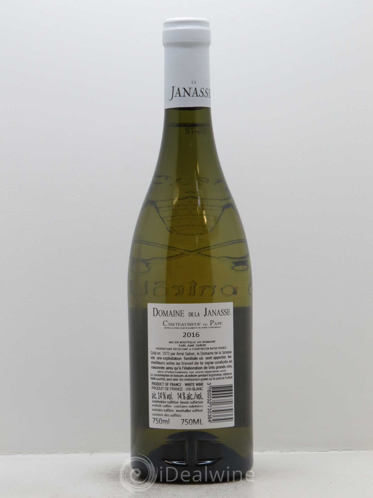 Châteauneuf-du-Pape La Janasse (Domaine de) 2016 - Lot de 1 bouteille - 1