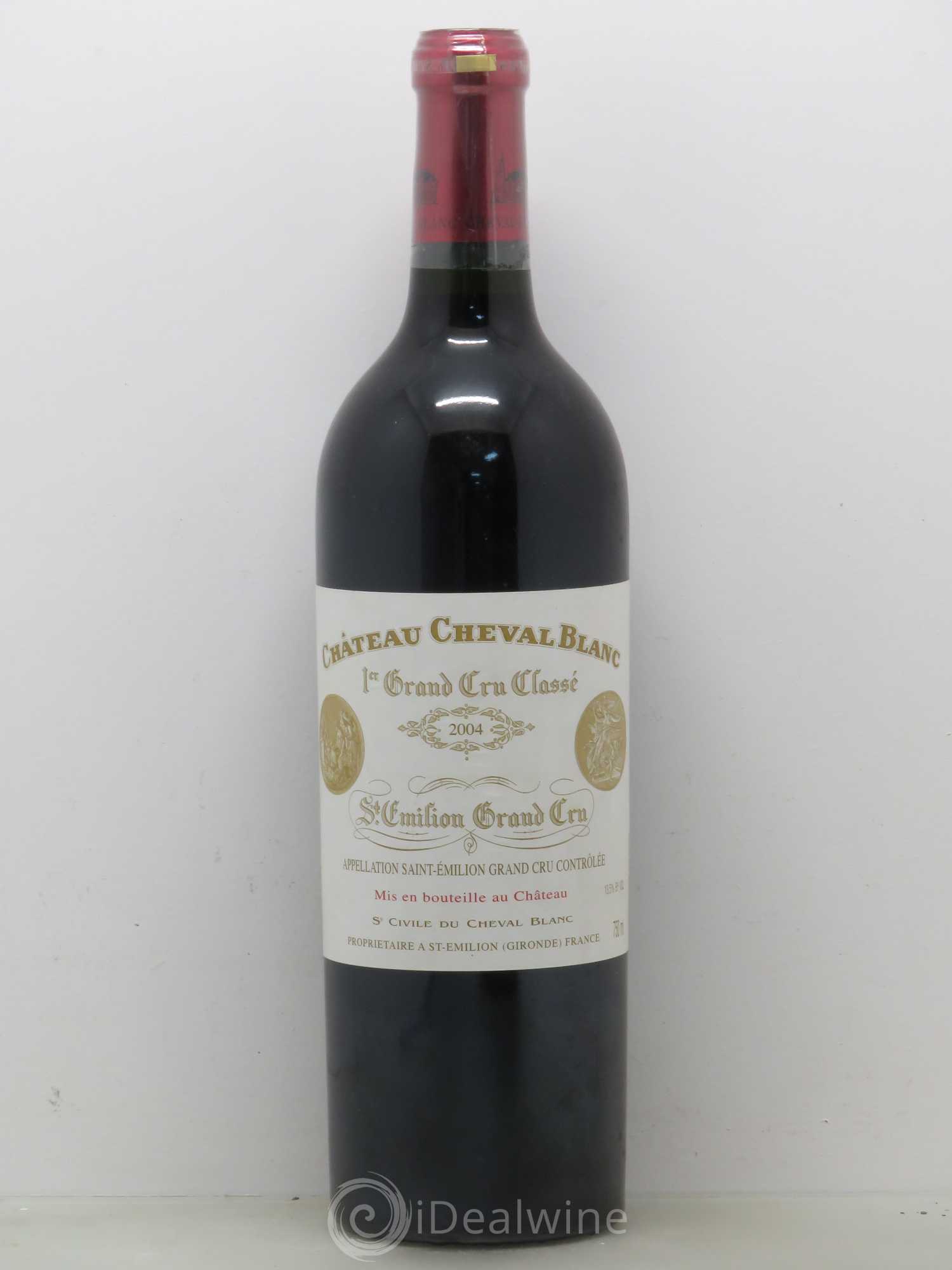 Château Cheval Blanc 1er Grand Cru Classé A 2004 - Lot de 1 bouteille - 0